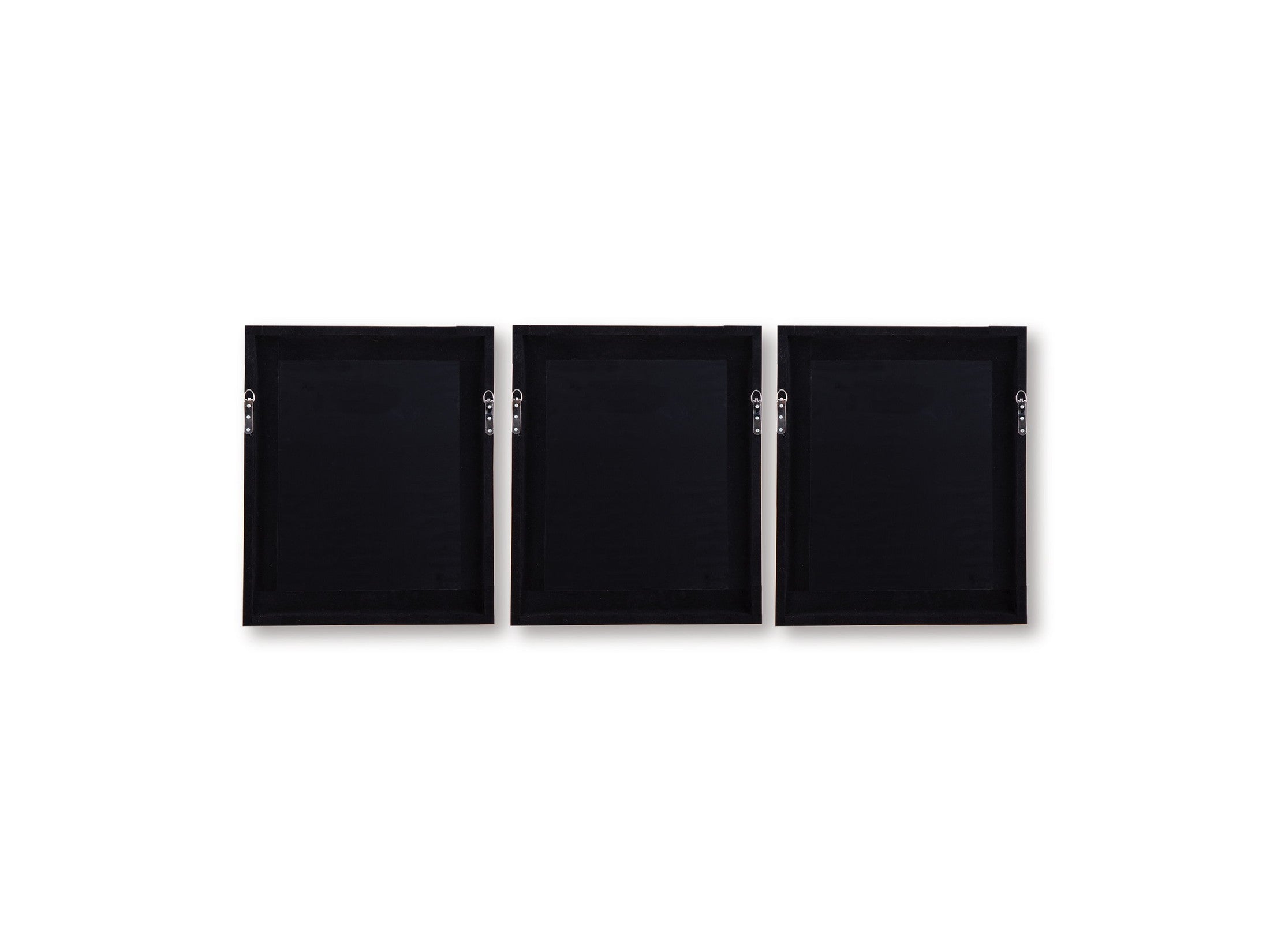 Hendridge - Wall Art Set (Set of 3) - Taupe / White