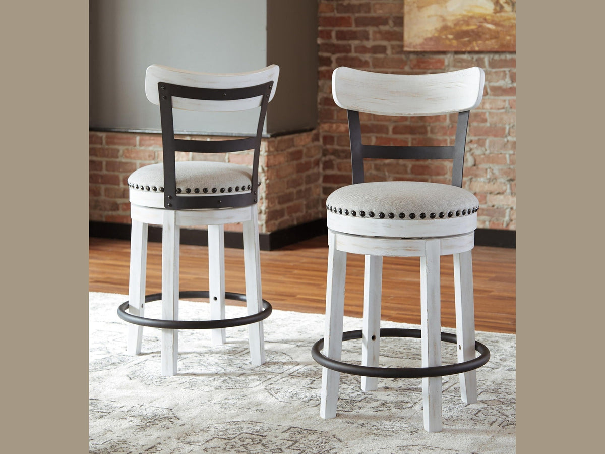 Valebeck - Full Back Swivel Stool