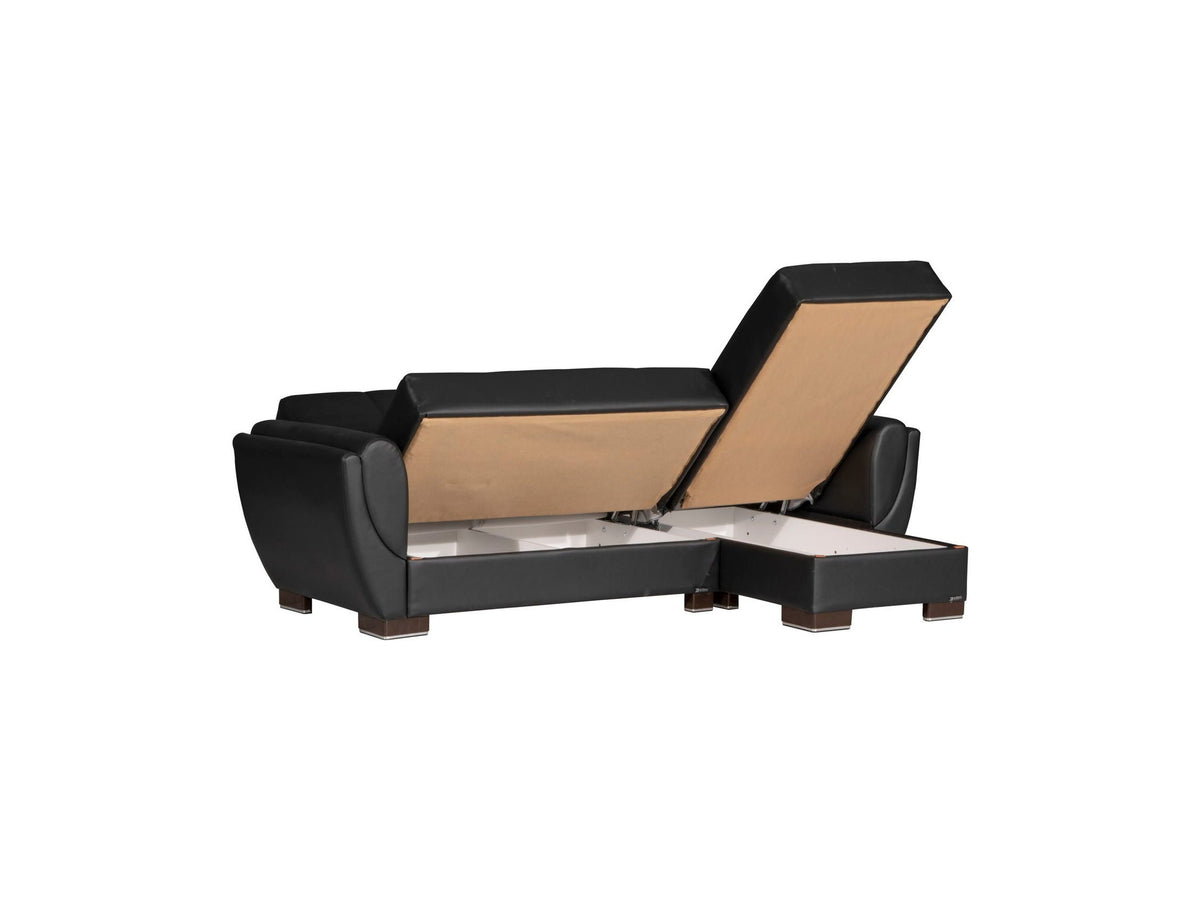 Ottomanson Armada Air - Upholstered Convertible Chaise Lounge With Storage