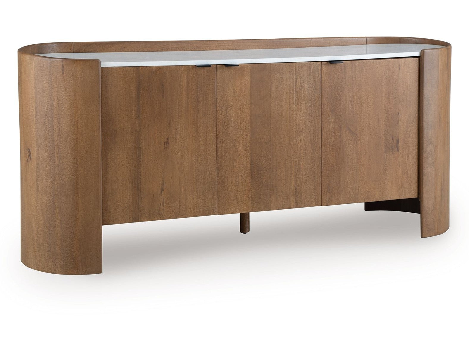 Fitzroy - Accent Cabinet - Brown / White