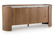 Fitzroy - Accent Cabinet - Brown / White