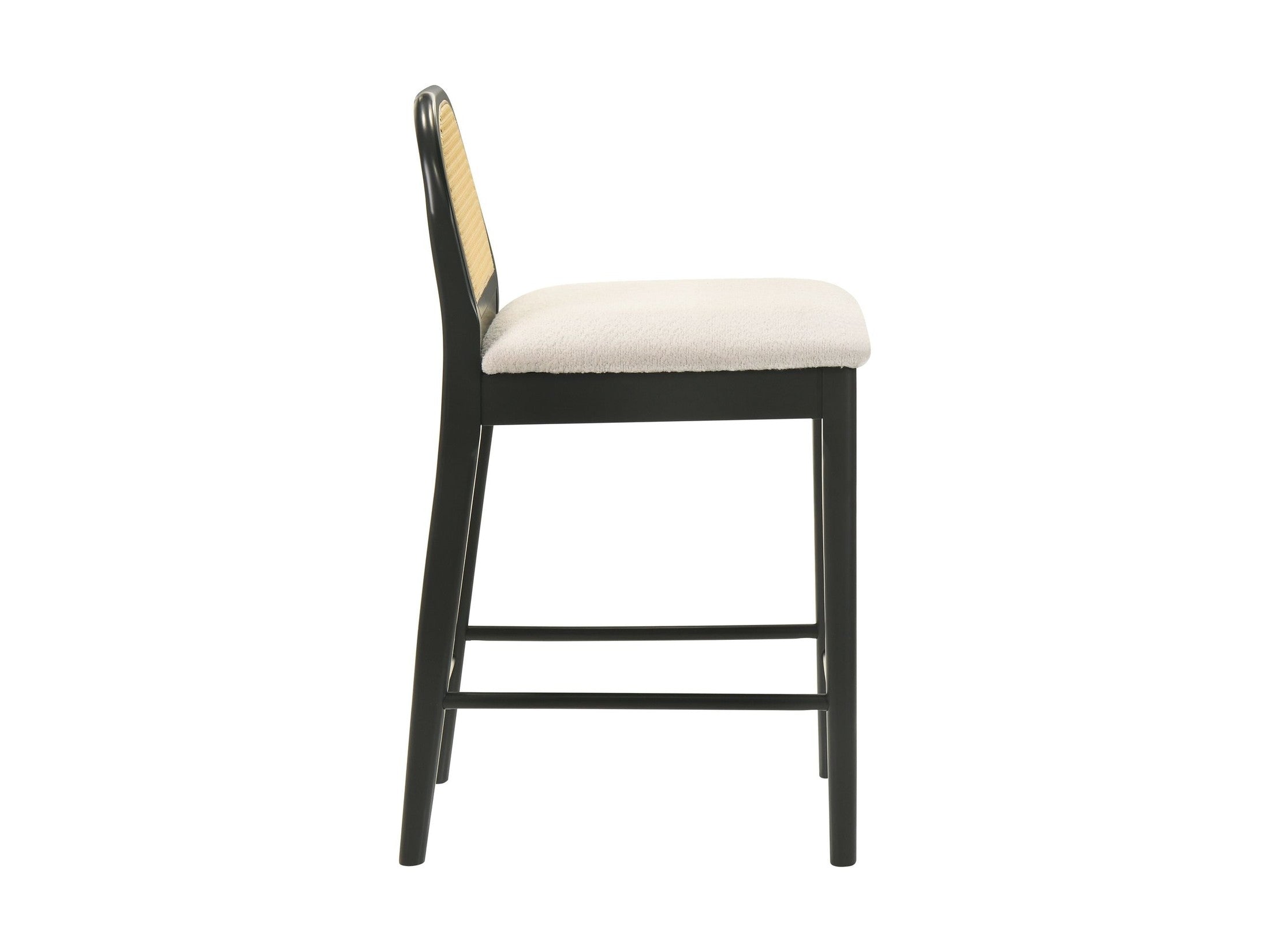 Lucio - Modern Farmhouse Wood Counter Height Kitchen Bar Stool
