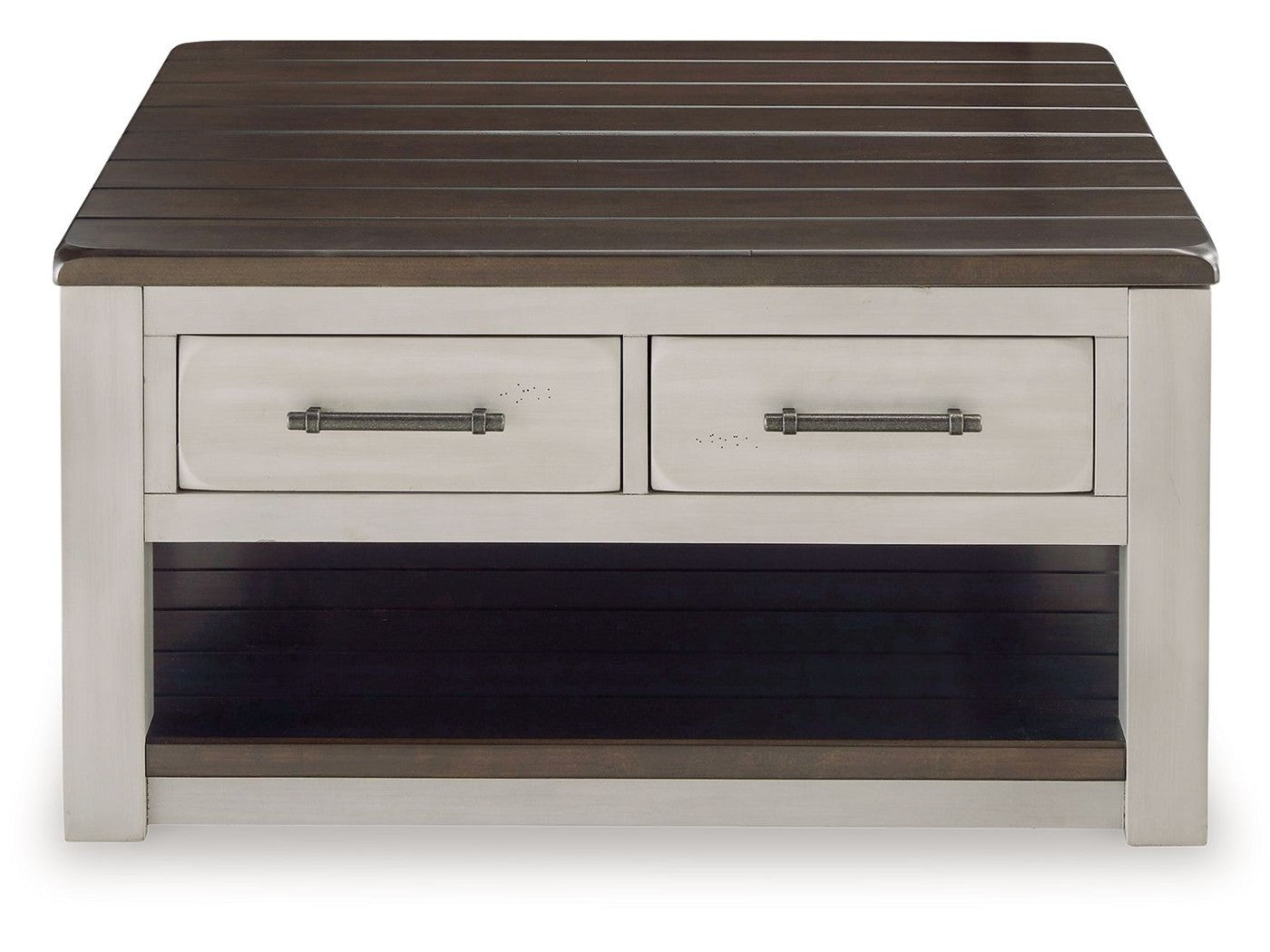 Darborn - Lift Top Cocktail Table - Gray / Brown