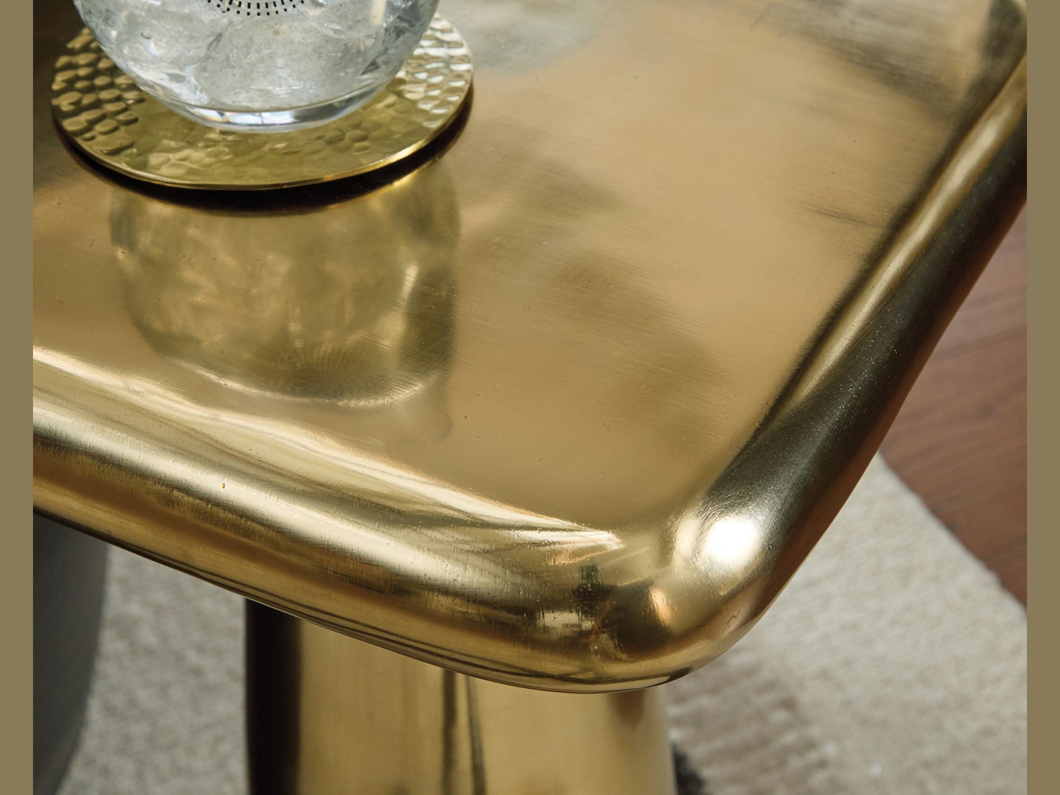 Dallenburg - Accent Table - Gold Finish