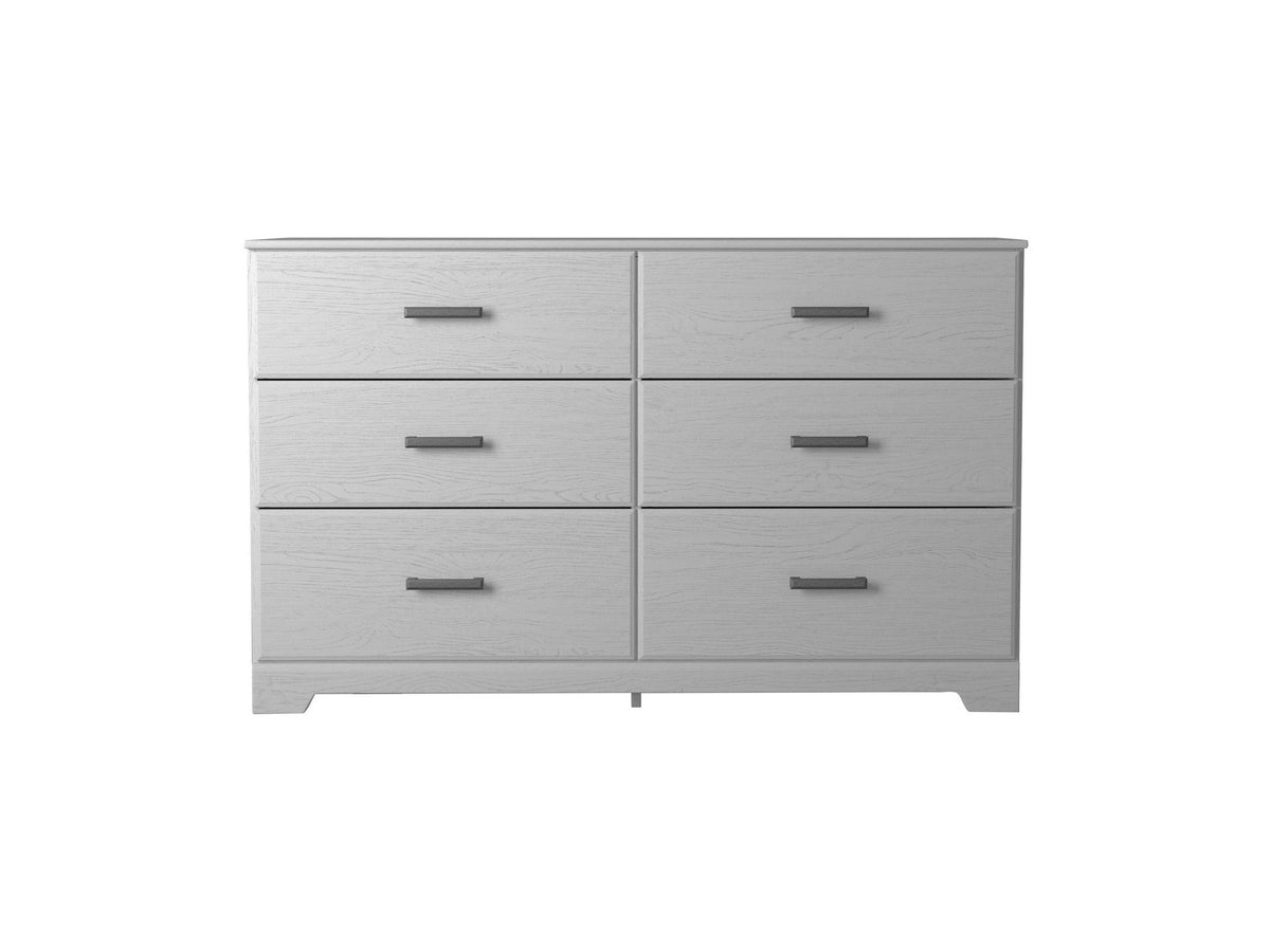Stelsie - Six Drawer Dresser - White