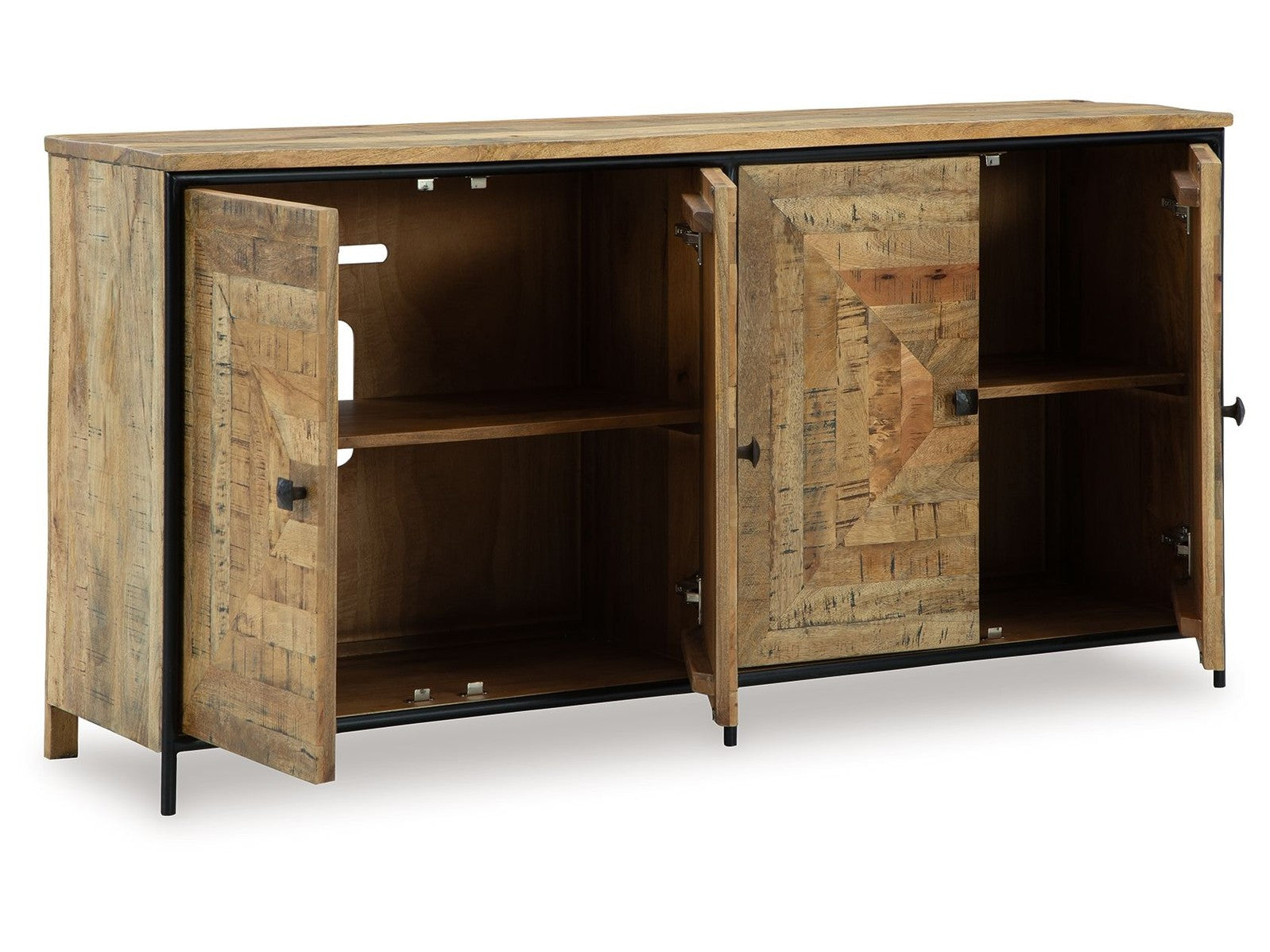 Camney - Accent Cabinet - Brown / Black