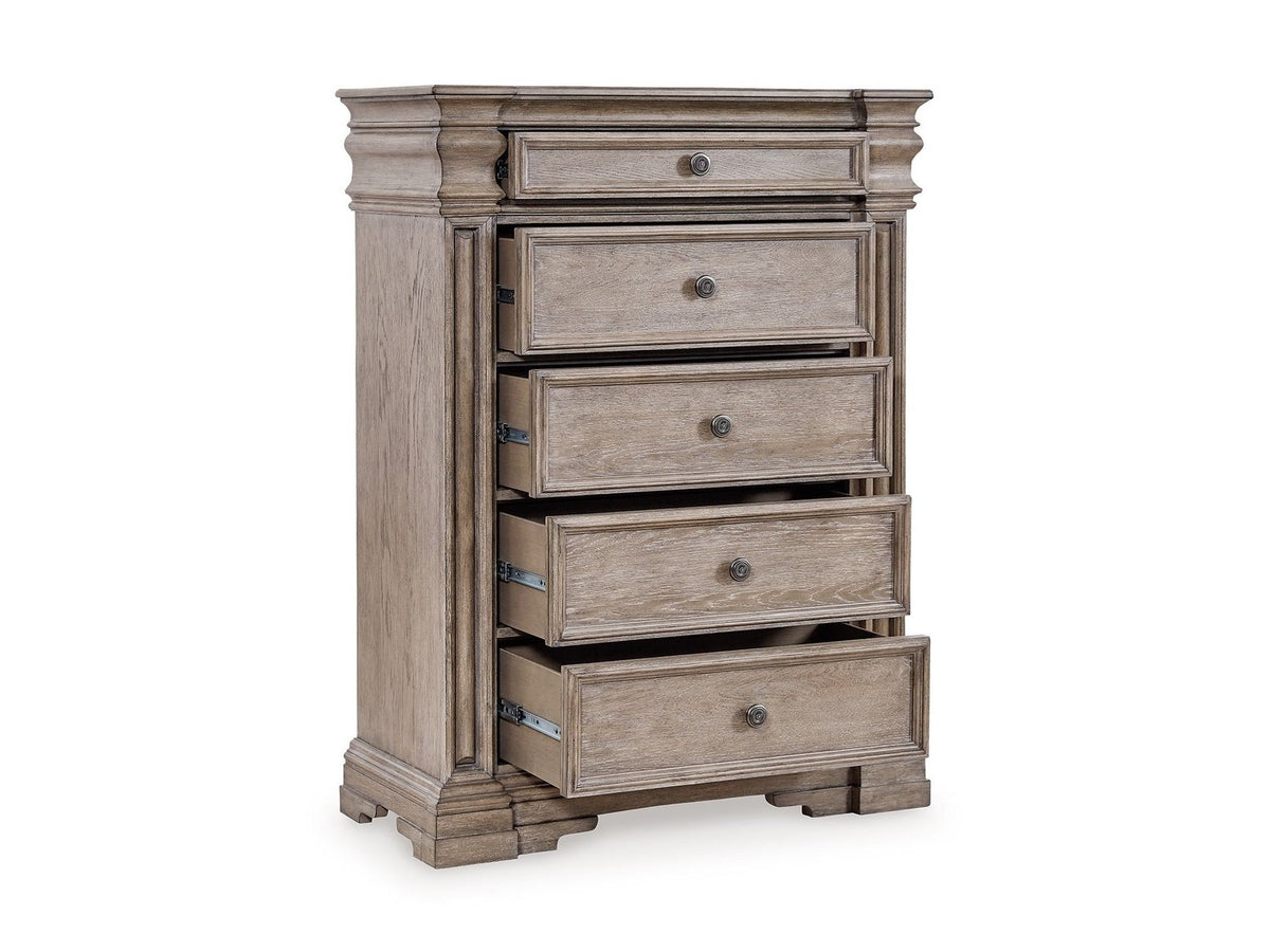 Blairhurst - Five Drawer Chest - Light Grayish Brown