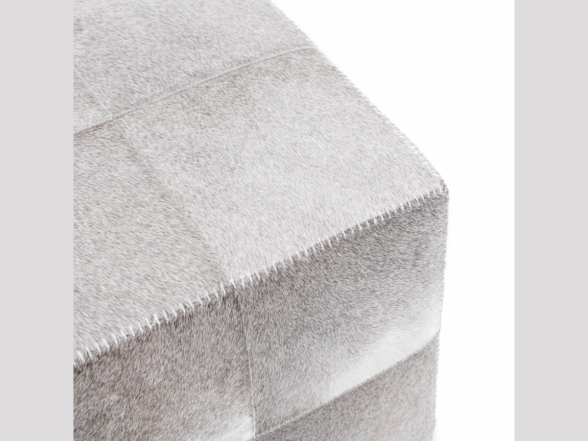 Landyn - Square Ottoman - Sparrow Gray