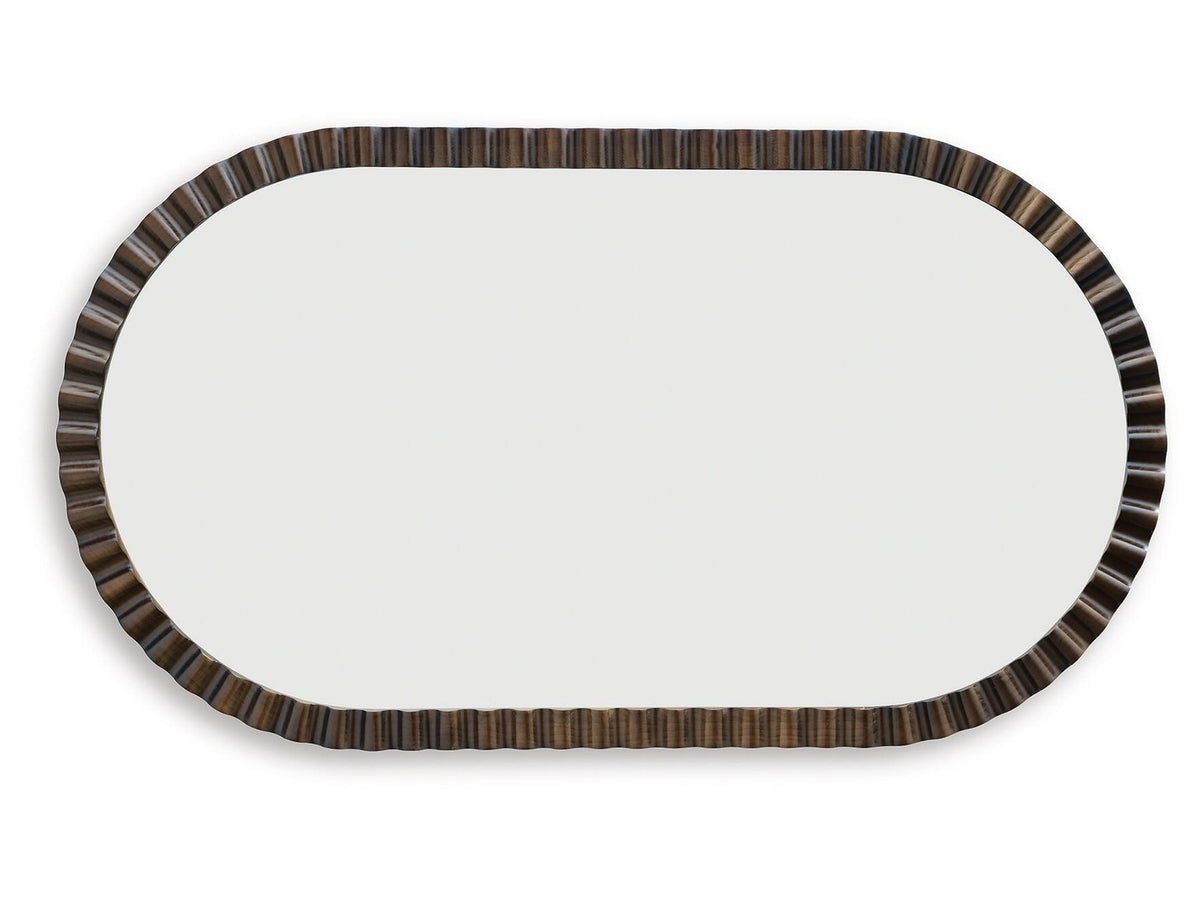 Clorington - Accent Mirror - Dark Brown