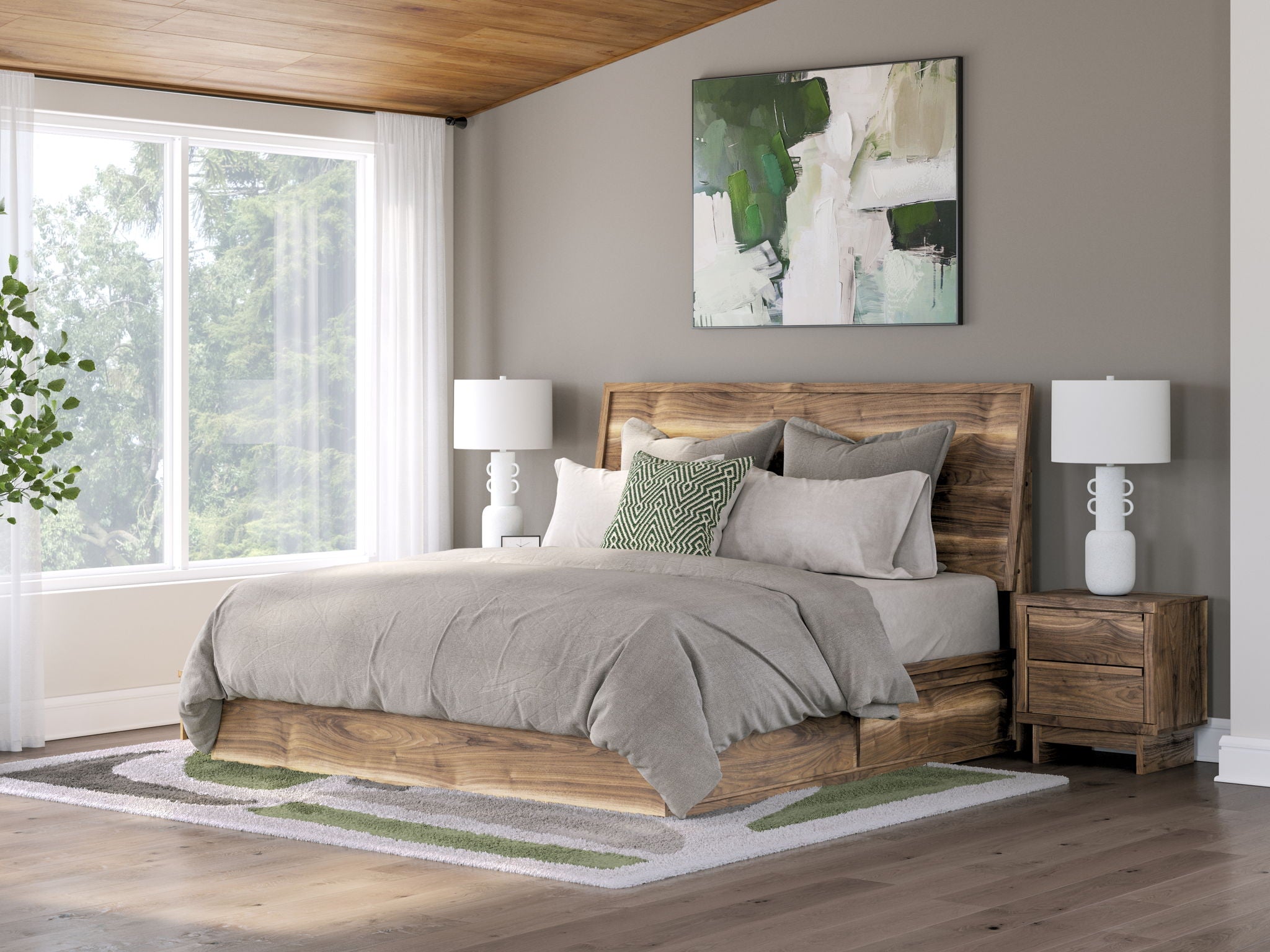 Zadilyn - Panel Bed With Storage