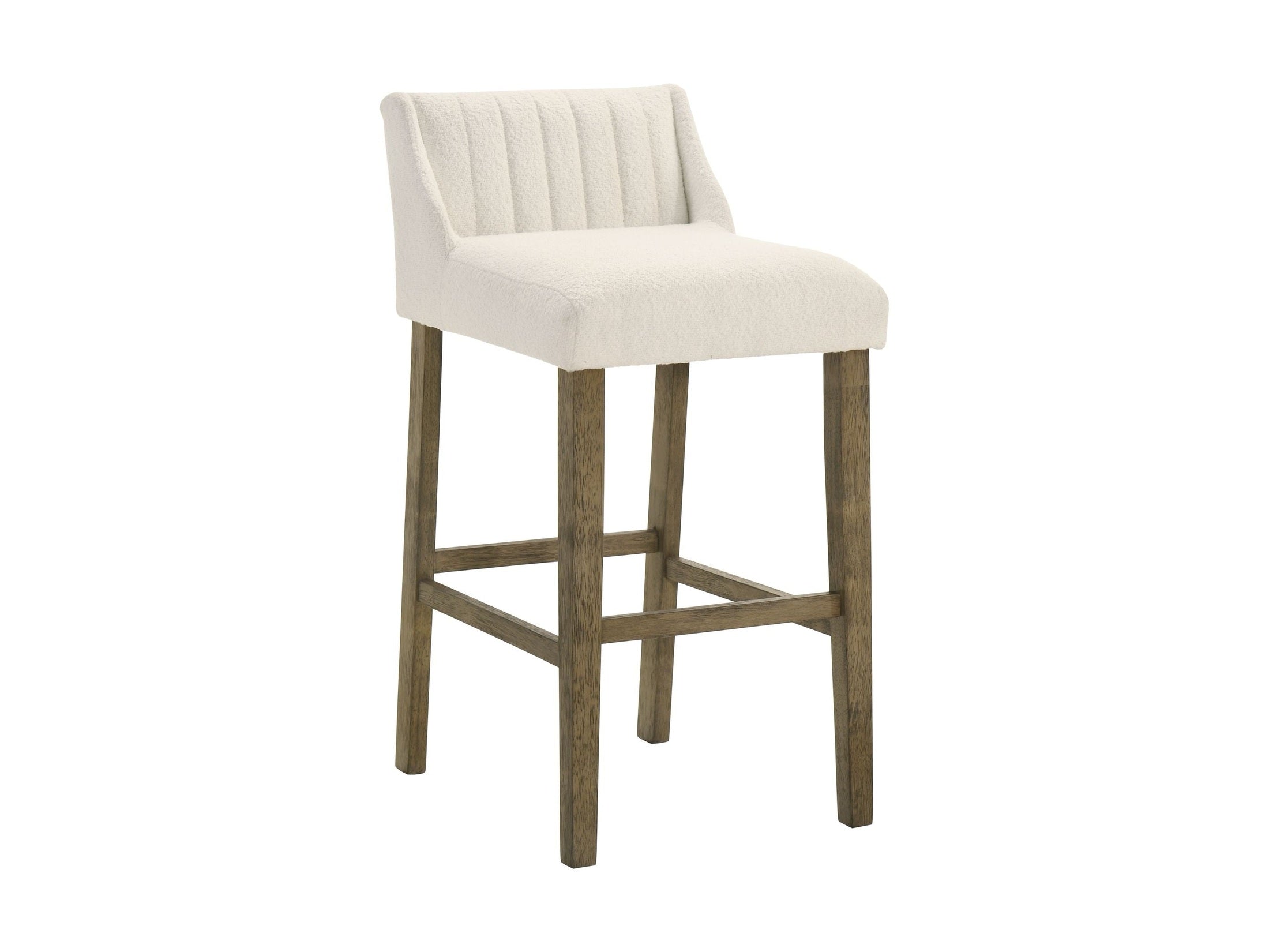 Fauna - Modern Transitional Wood Bar Height Kitchen Bar Stool