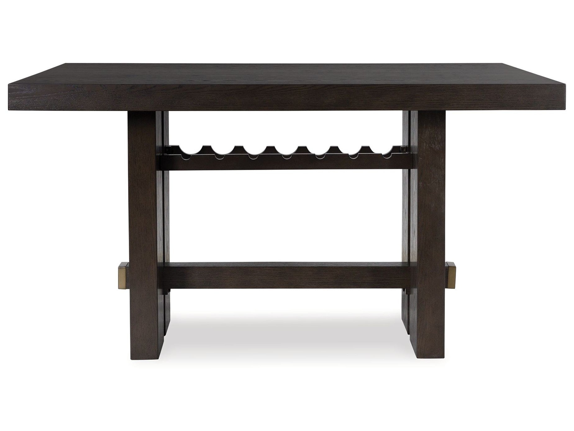Burkhaus - Rectangular Dining Room Counter Table - Dark Brown