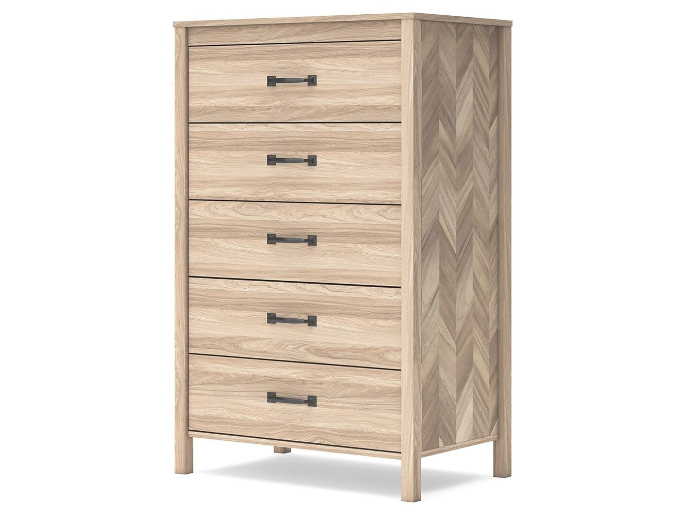 Battelle - Five Drawer Chest - Tan