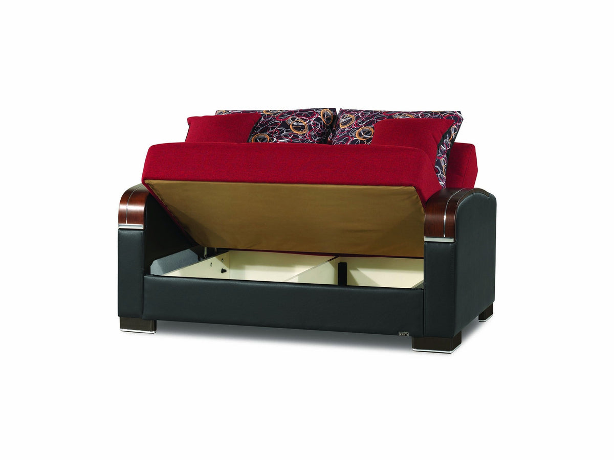 Ottomanson Mobimax - Upholstered Convertible Loveseat With Storage