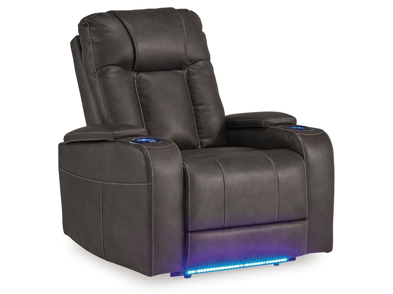 Feazada - Power Recliner With Adj Headrest