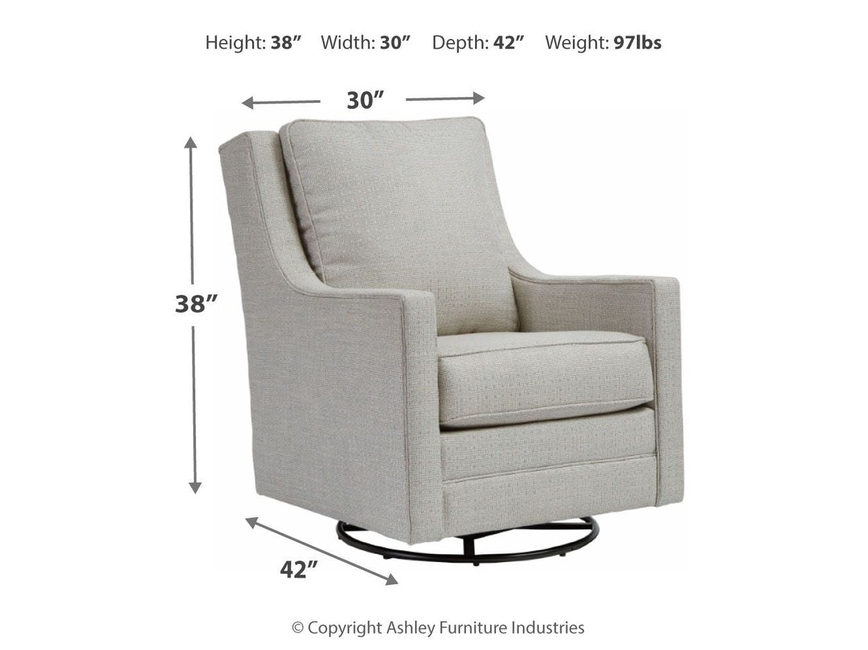 Kambria - Swivel Glider Accent Chair