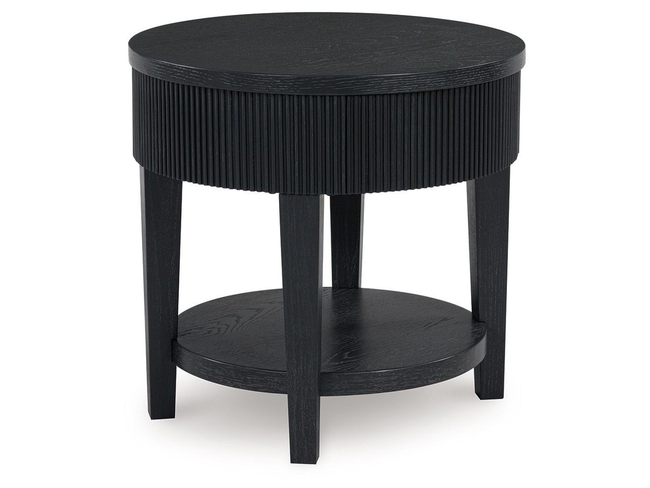 Marstream - Round End Table - Black