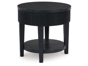 Marstream - Round End Table - Black