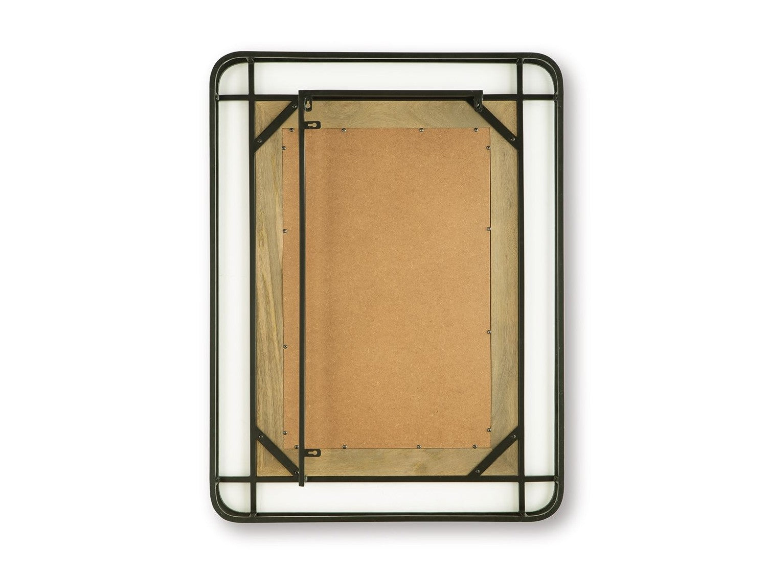 Beelman - Accent Mirror - Black / Brown