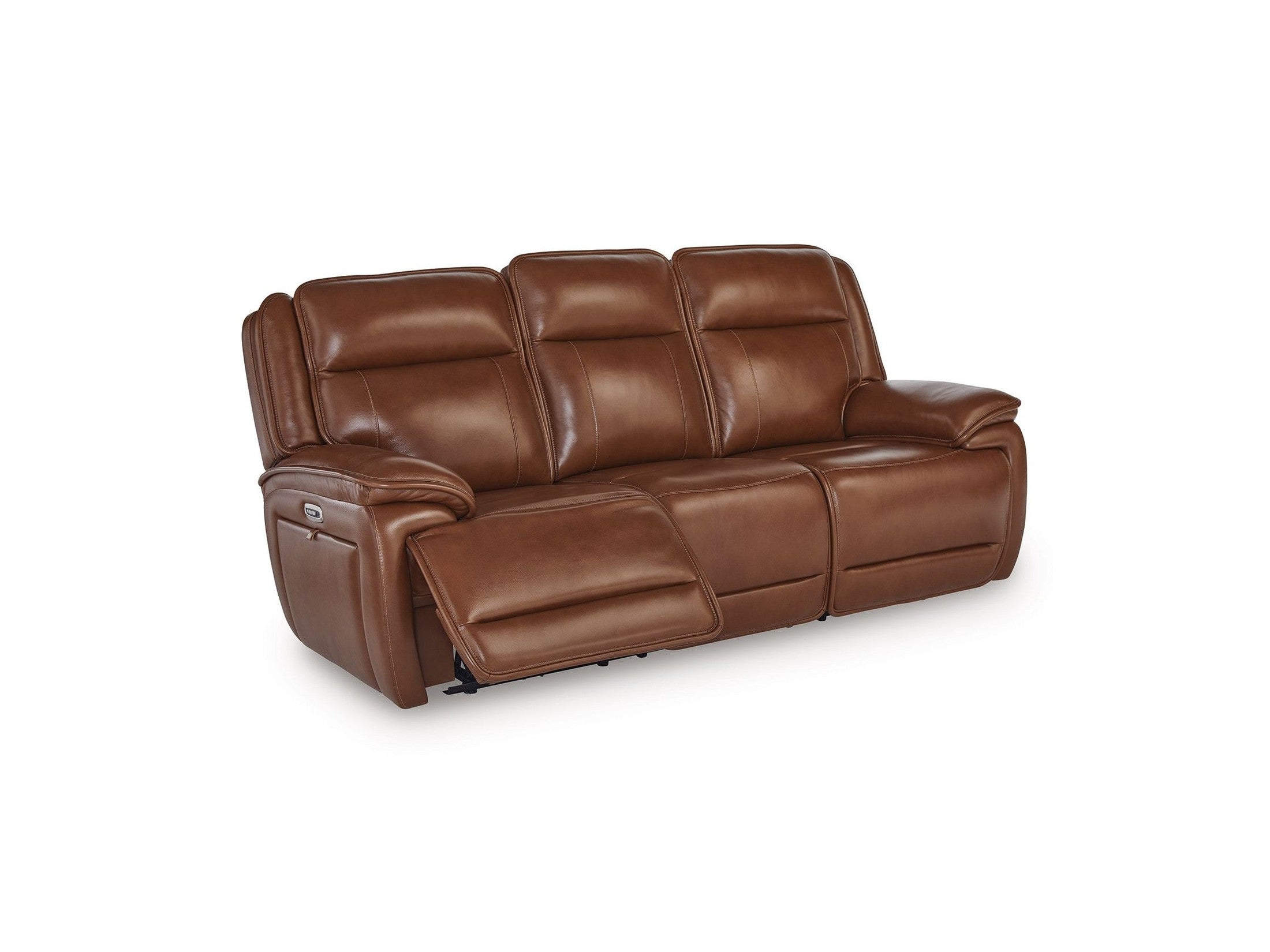 Healy Pier - Power Reclining Sofa / Adj Headrest - Chocolate