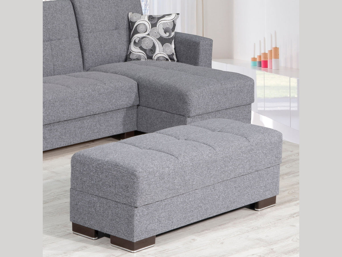 Ottomanson Armada - Upholstered Ottoman With Storage - Polyester