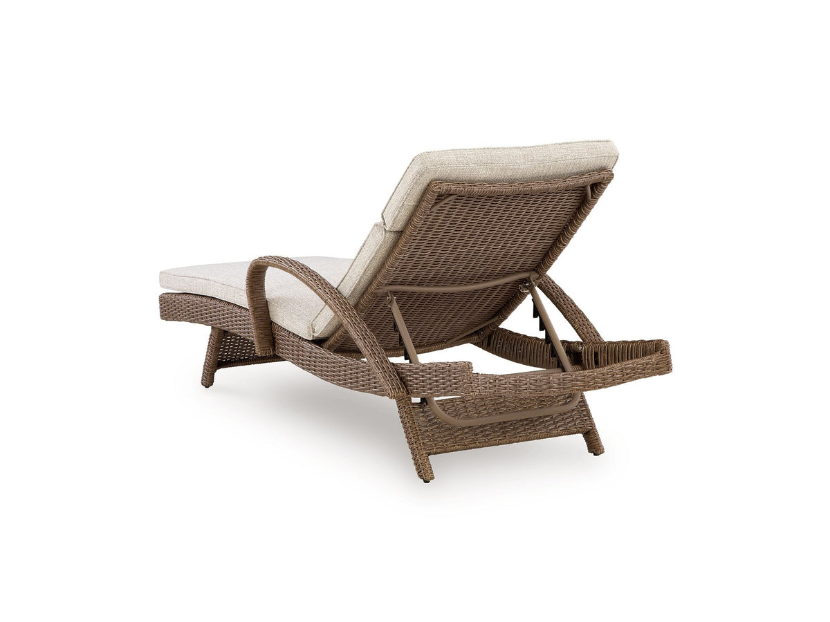 Laguna Heights - Chaise Lounge With Cushion - Beige