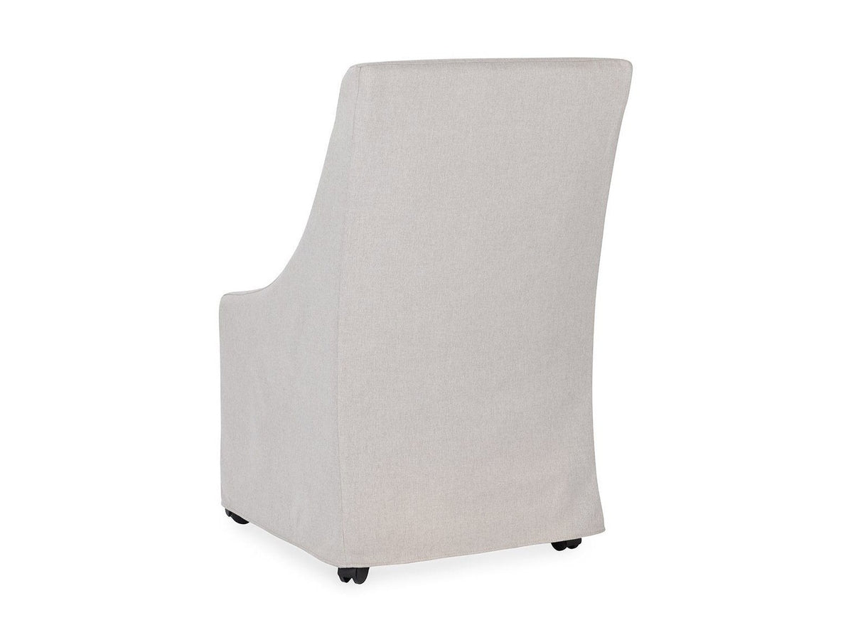 Warwick - Upholstered Rolling Dining Chair