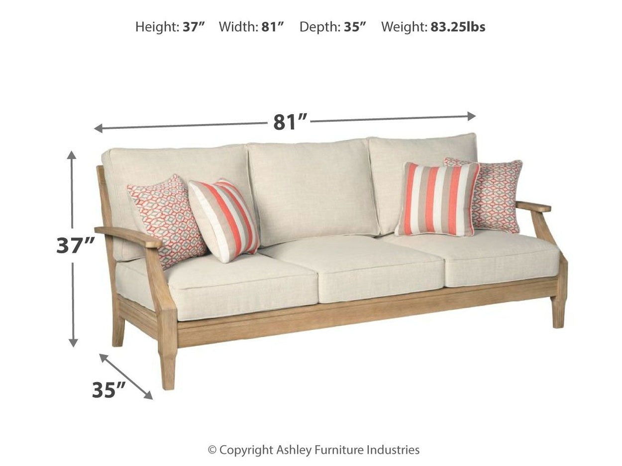 Clare View - Sofa with Cushion - Beige
