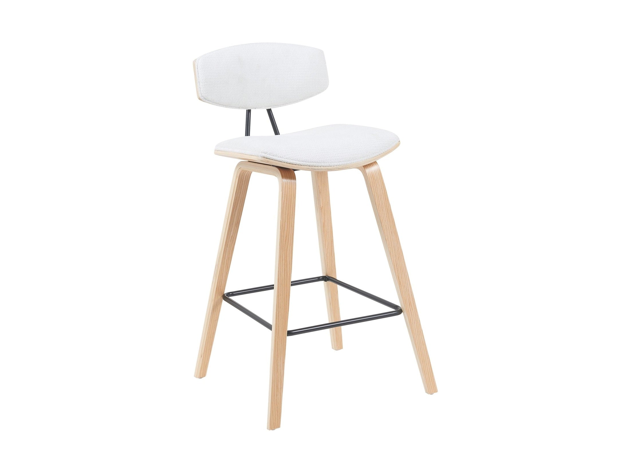 Fox - Swivel Bar Height Stool - Light Brown