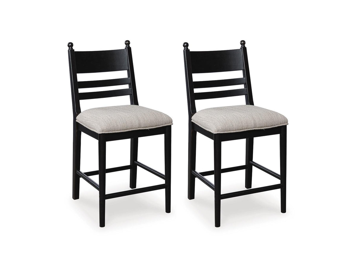 Greddinton - Upholstered Barstool (Set of 2)