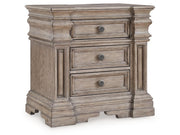 Blairhurst - Three Drawer Night Stand - Light Grayish Brown