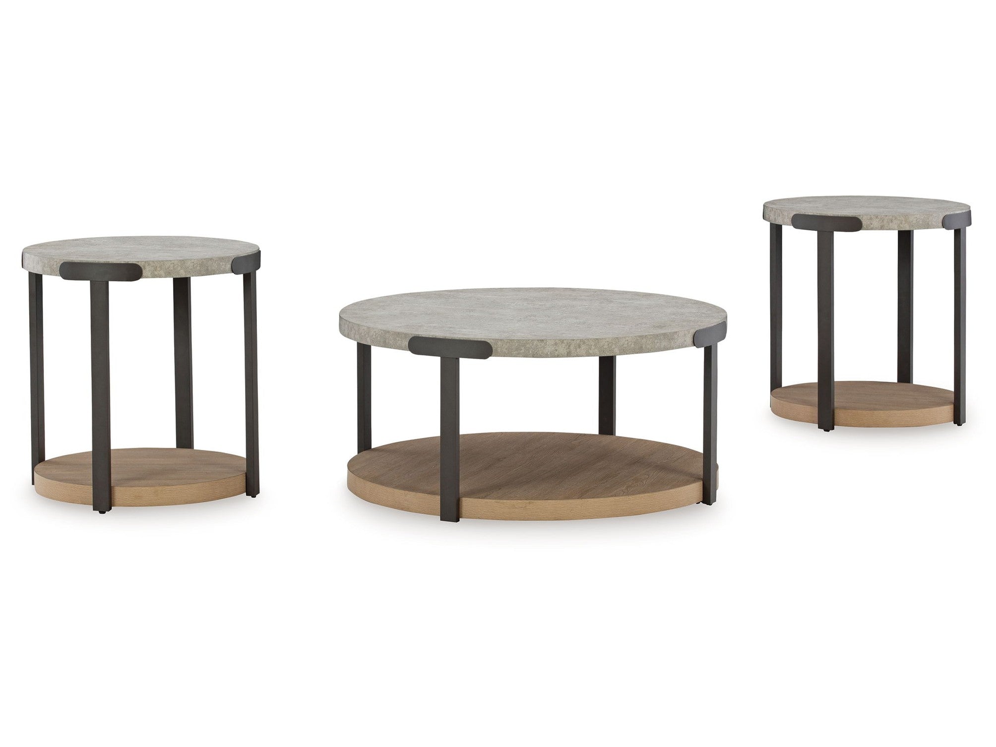 Darthurst - Occasional Table Set (Set of 3) - Light Brown