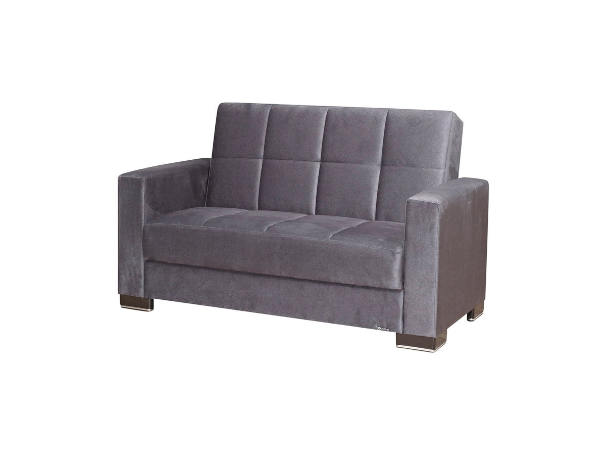Ottomanson Armada - Upholstered Convertible Loveseat With Storage - Microfiber