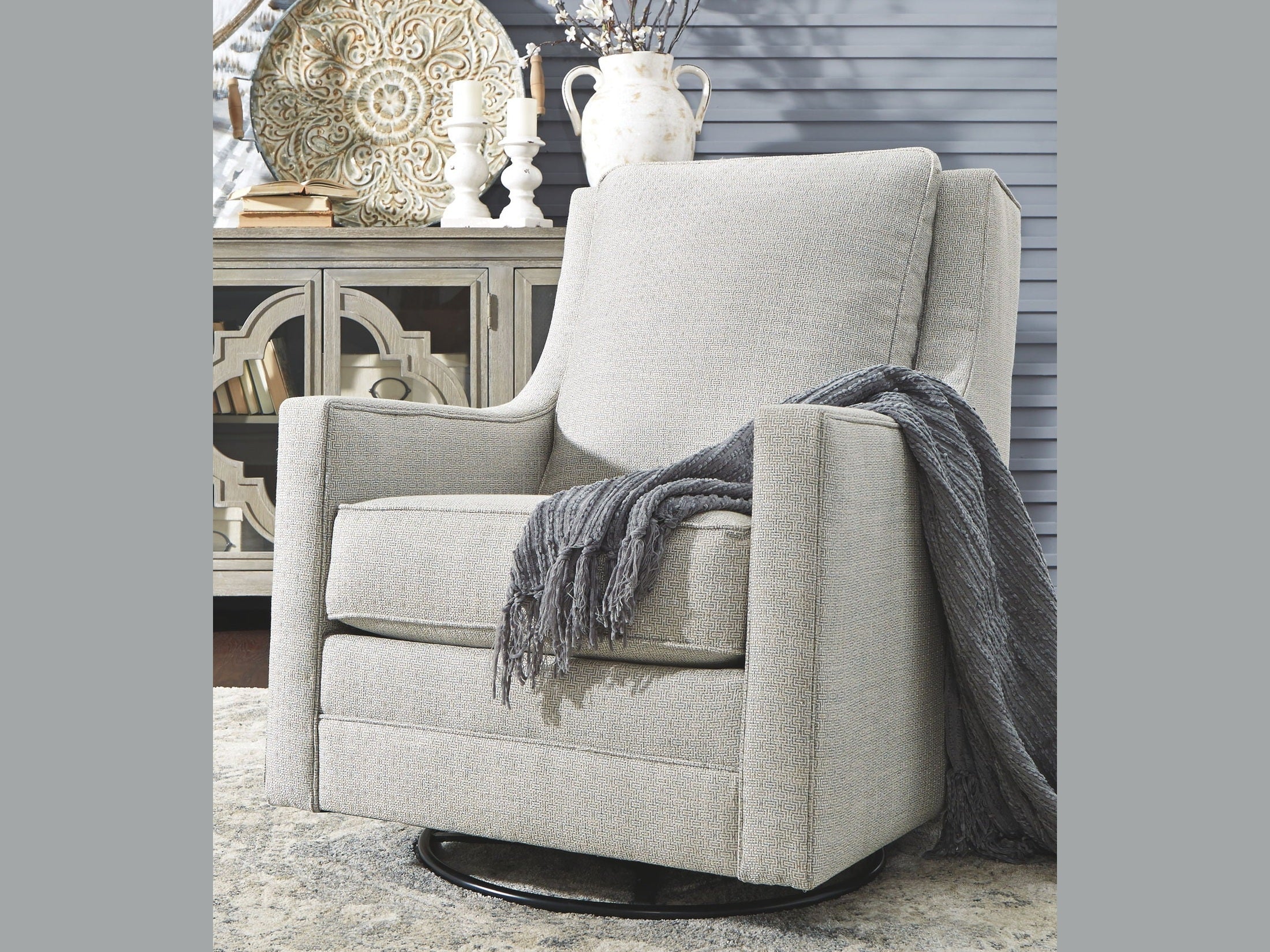 Kambria - Swivel Glider Accent Chair