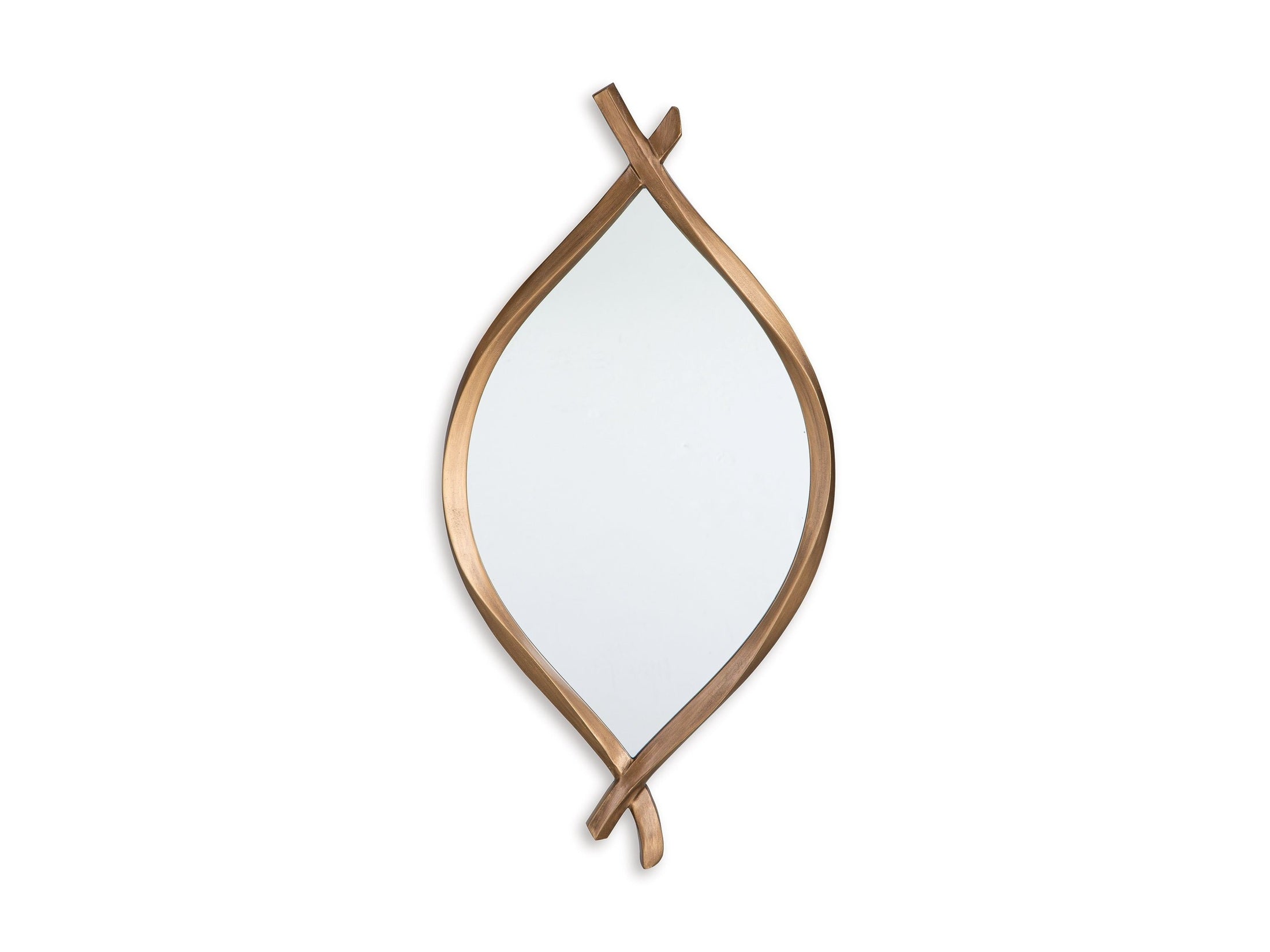 Bartner - Accent Mirror - Antique Gold Finish