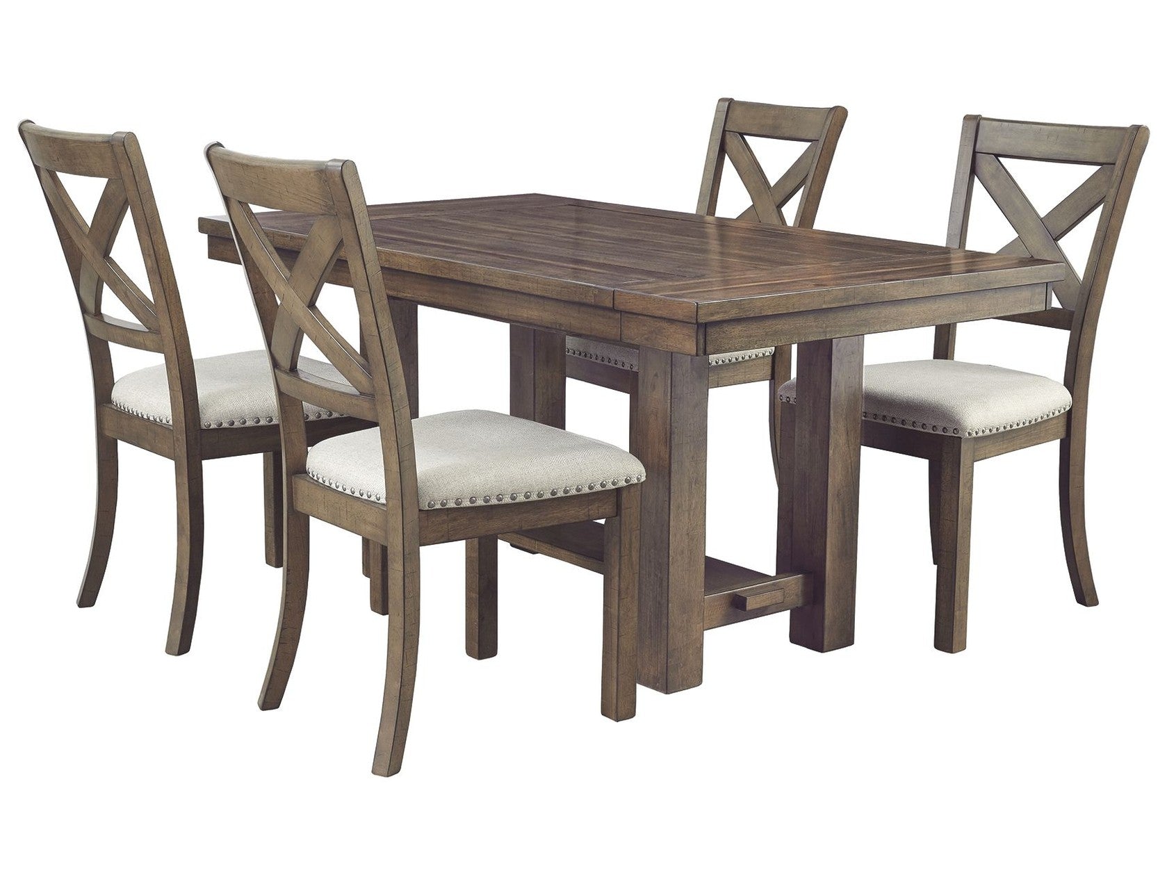 Moriville - Rectangular Dining Room Extension Table - Grayish Brown