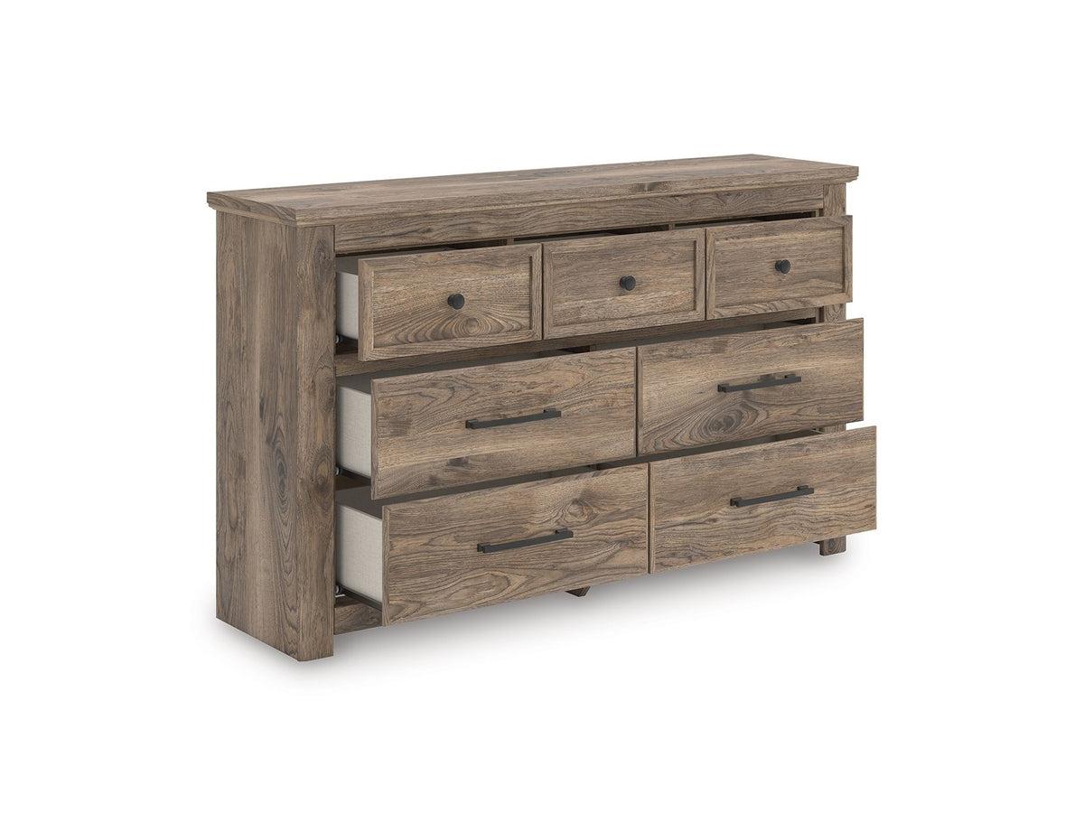 Rusticott - Seven Drawer Dresser