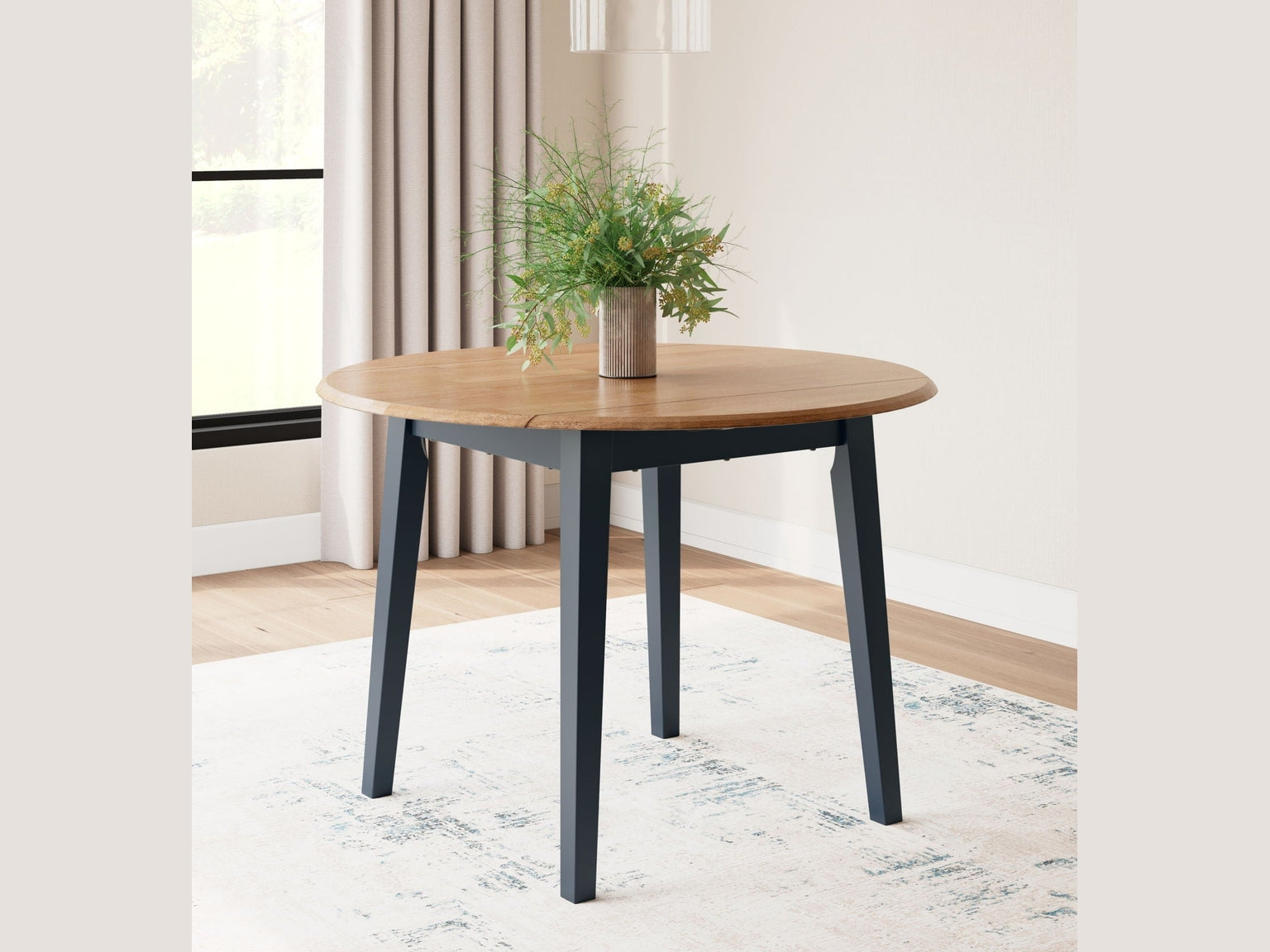 Gesthaven - Round Dining Room Drop Leaf Table