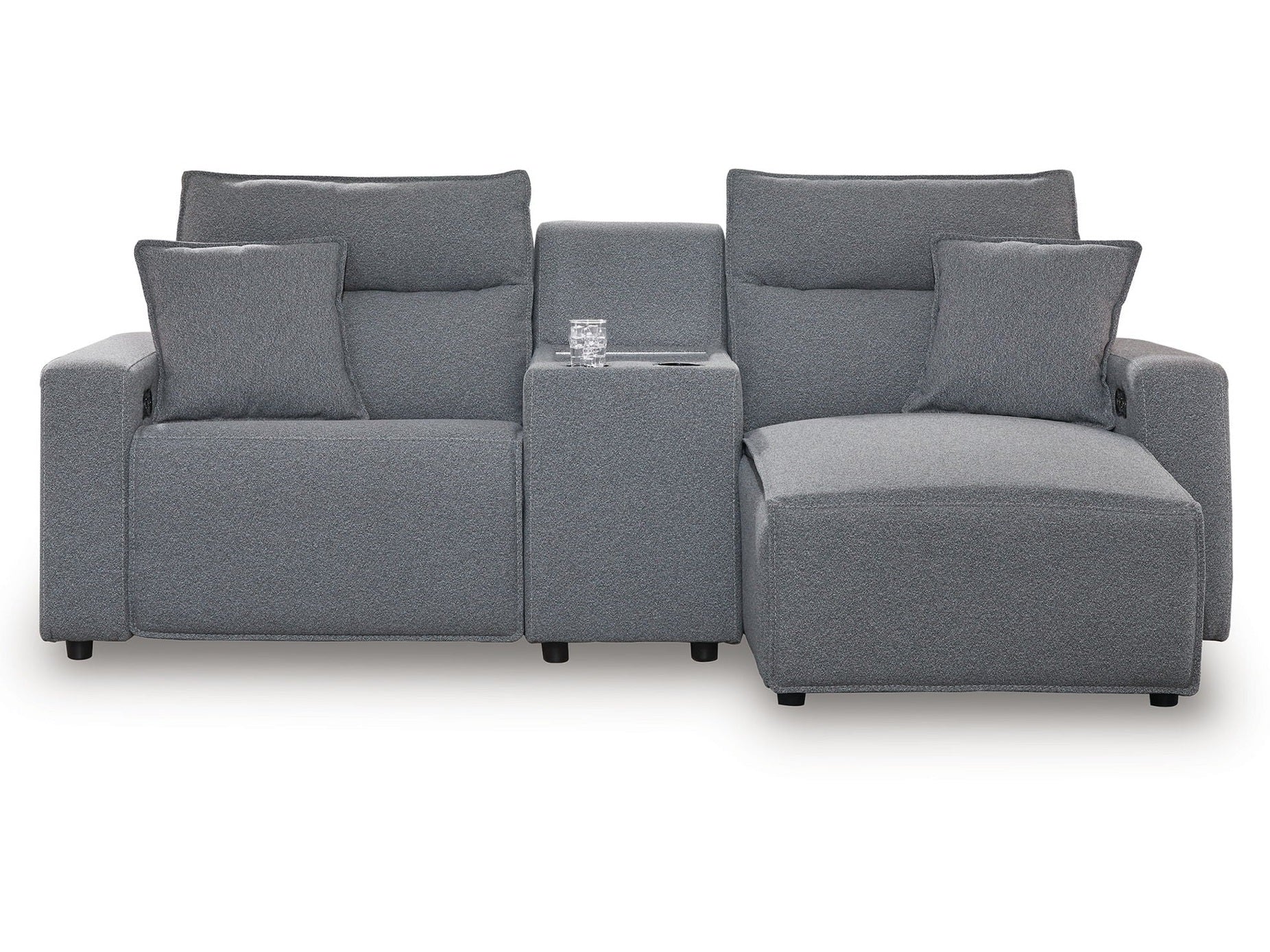 Modmax II - Reclining Sectional - Salt And Pepper