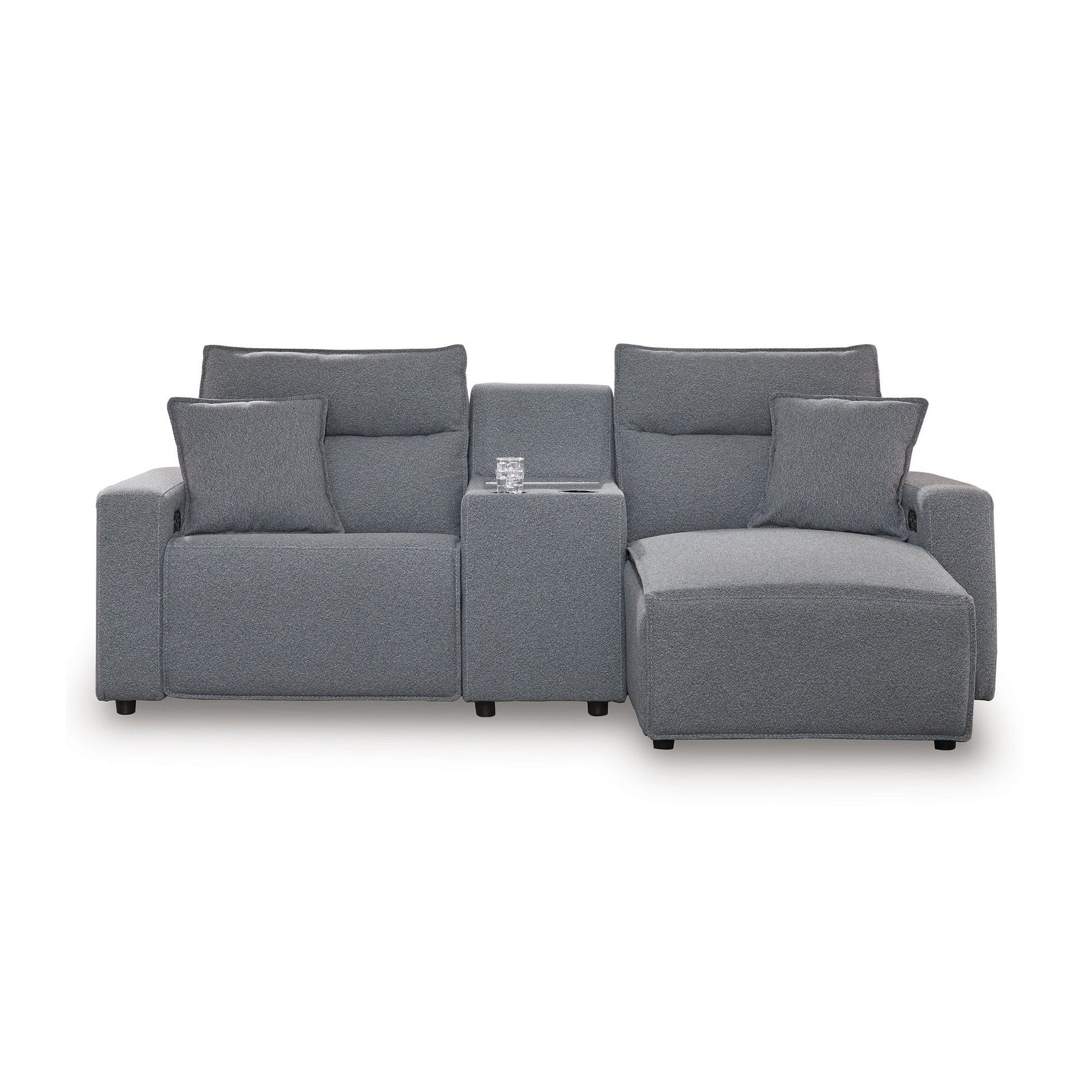 Modmax II - Reclining Sectional - Salt And Pepper