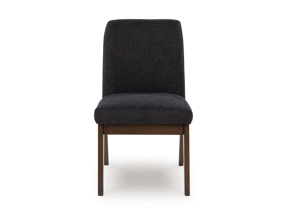 Dilenno - Dining Upholstered Side Chair (Set of 2) - Dark Brown