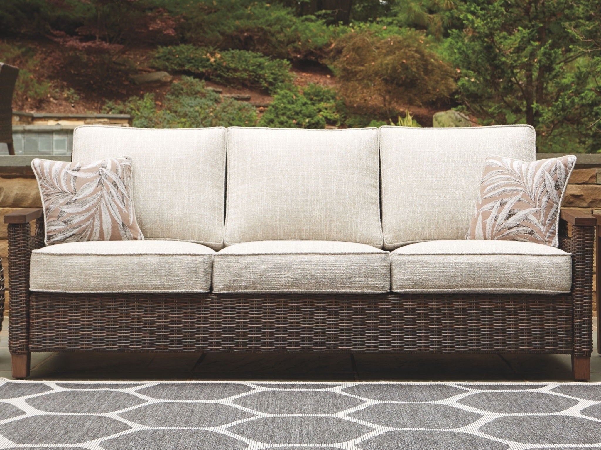 Paradise Trail - 3 Pc. - Lounge Set - Medium Brown