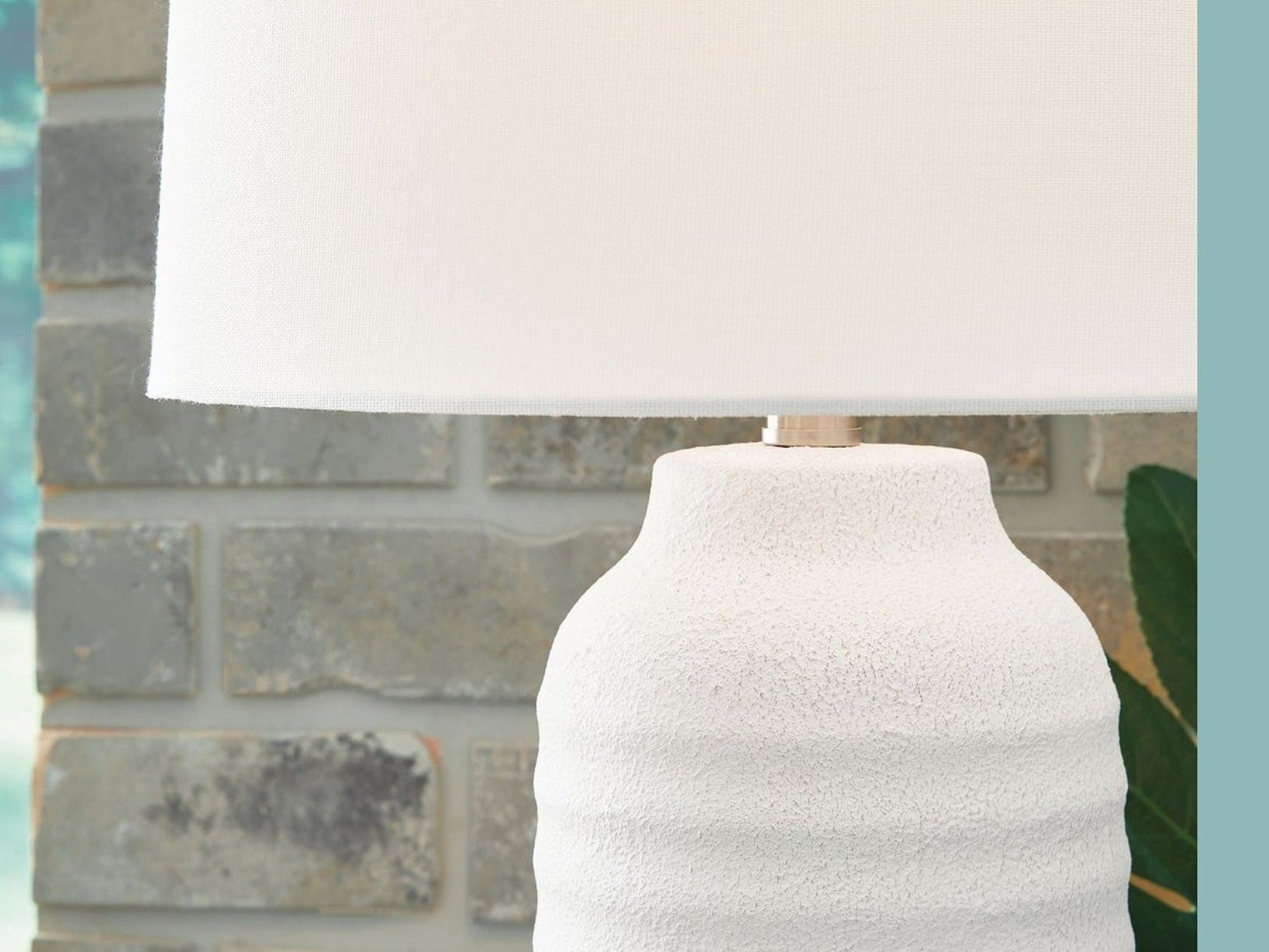 Vauville - Poly Table Lamp (Set of 2) - White