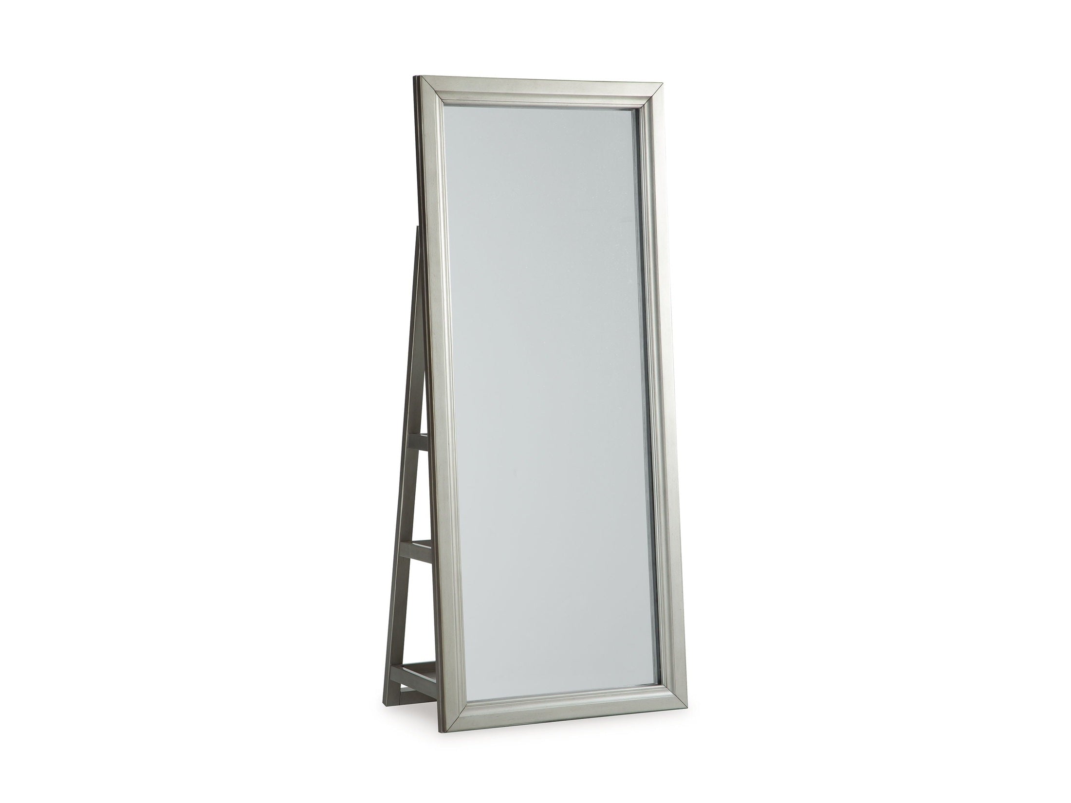 Evesen - Floor Standing Mirror With Storage - Champagne