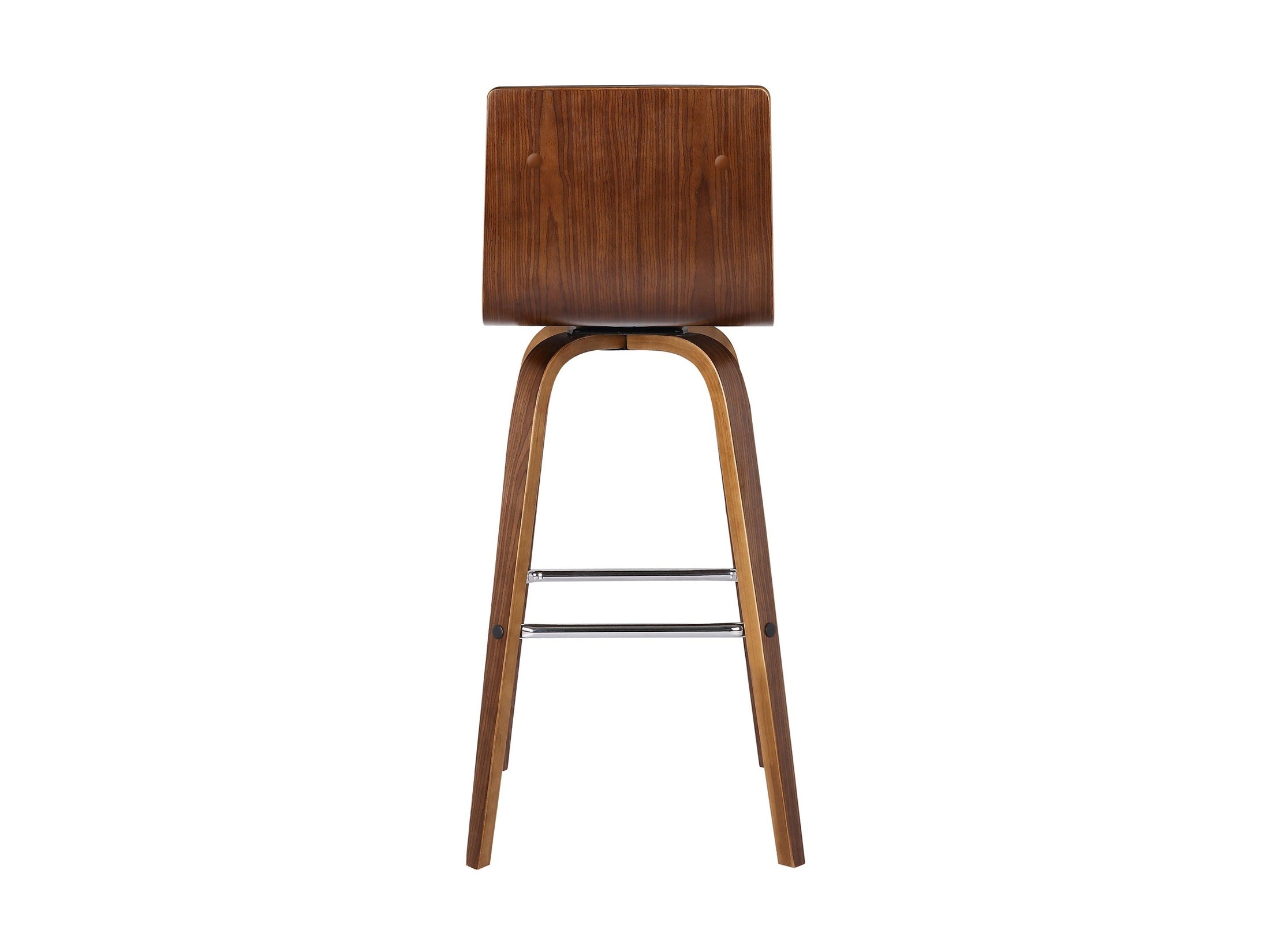 Vienna - 26" Swivel Counter Stool - Walnut Wood