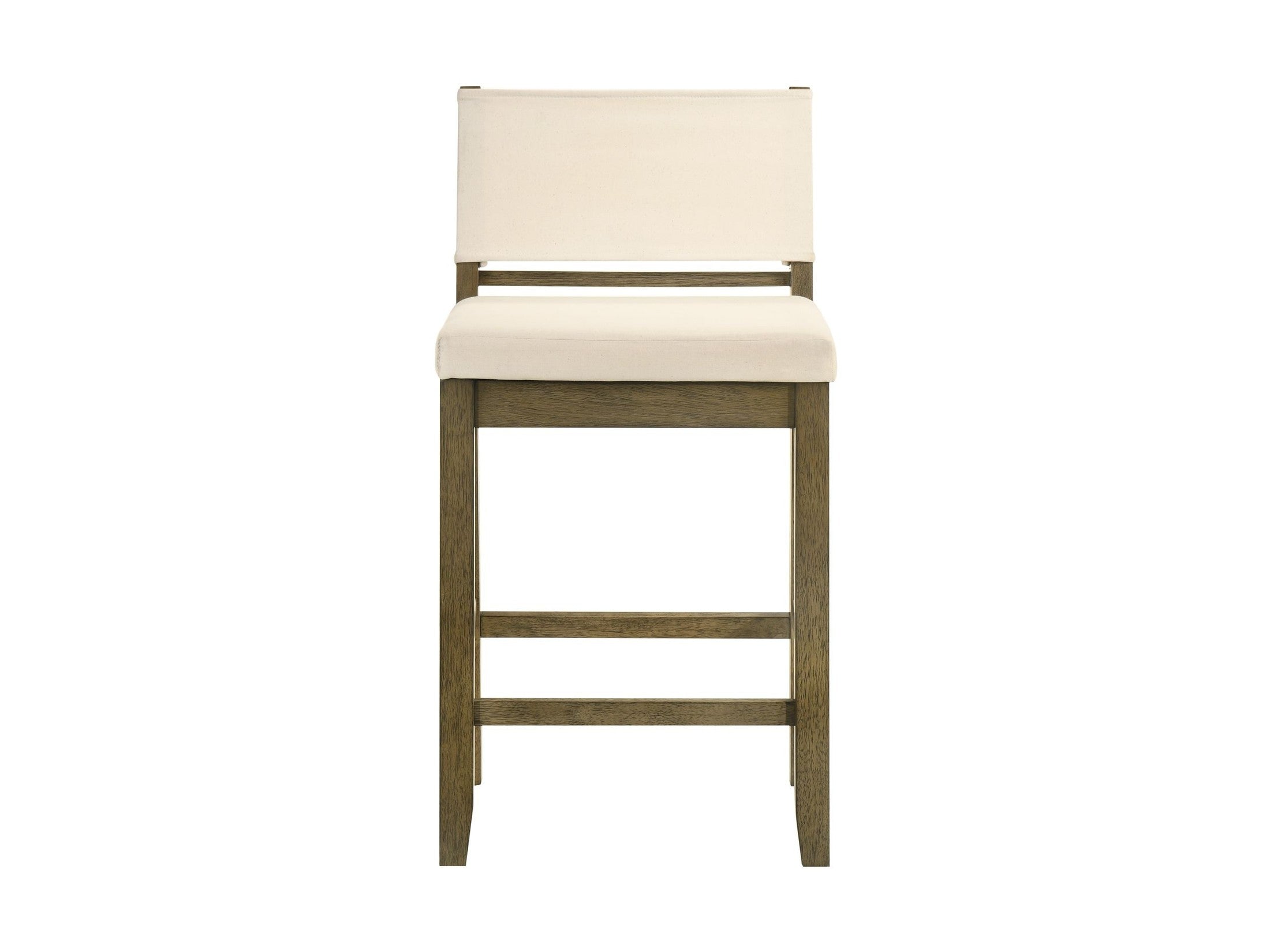 Yaneli - Contemporary Natural Wood Counter Height Kitchen Bar Stool