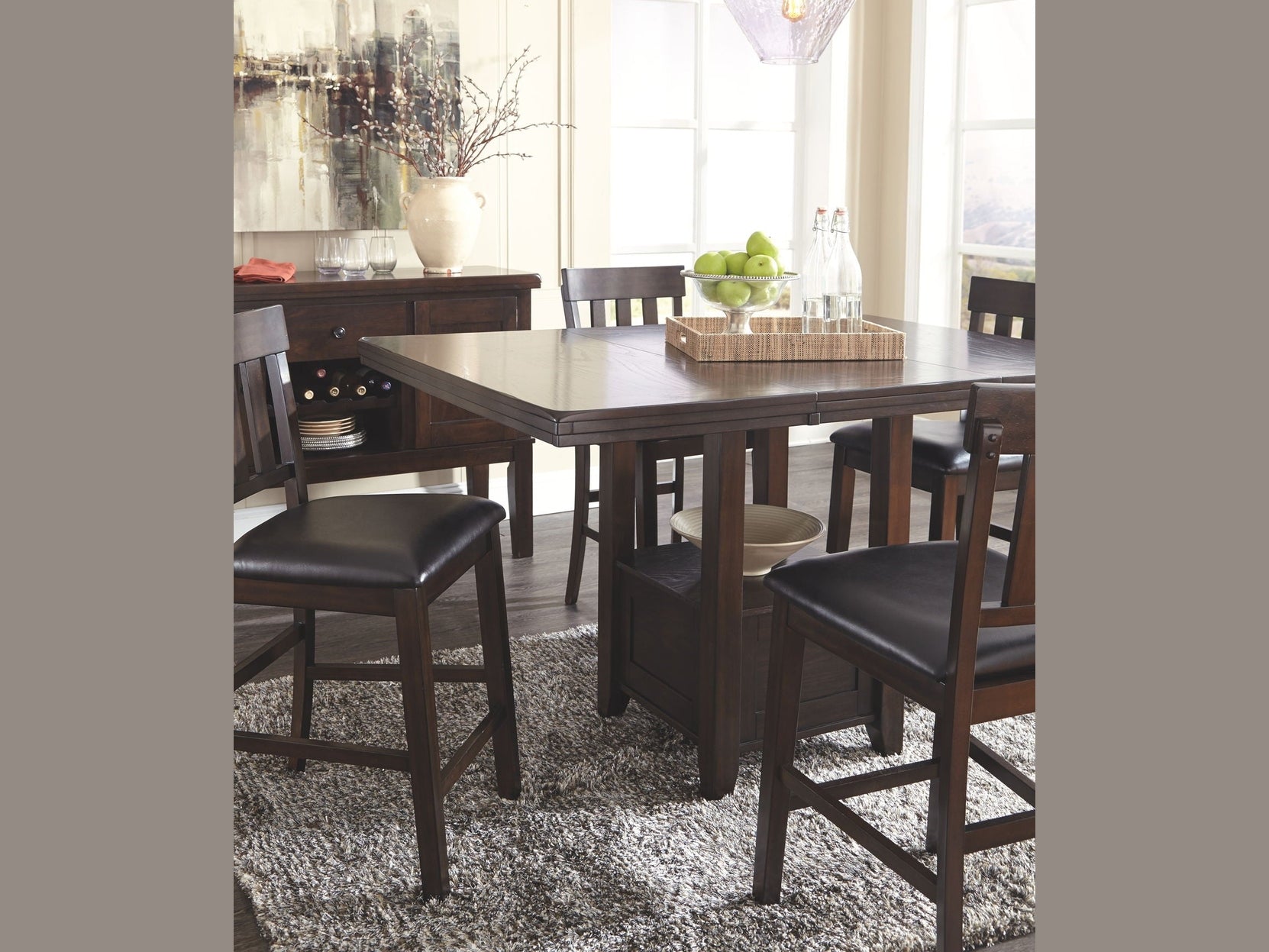 Haddigan - Dining Table With Side Chairs