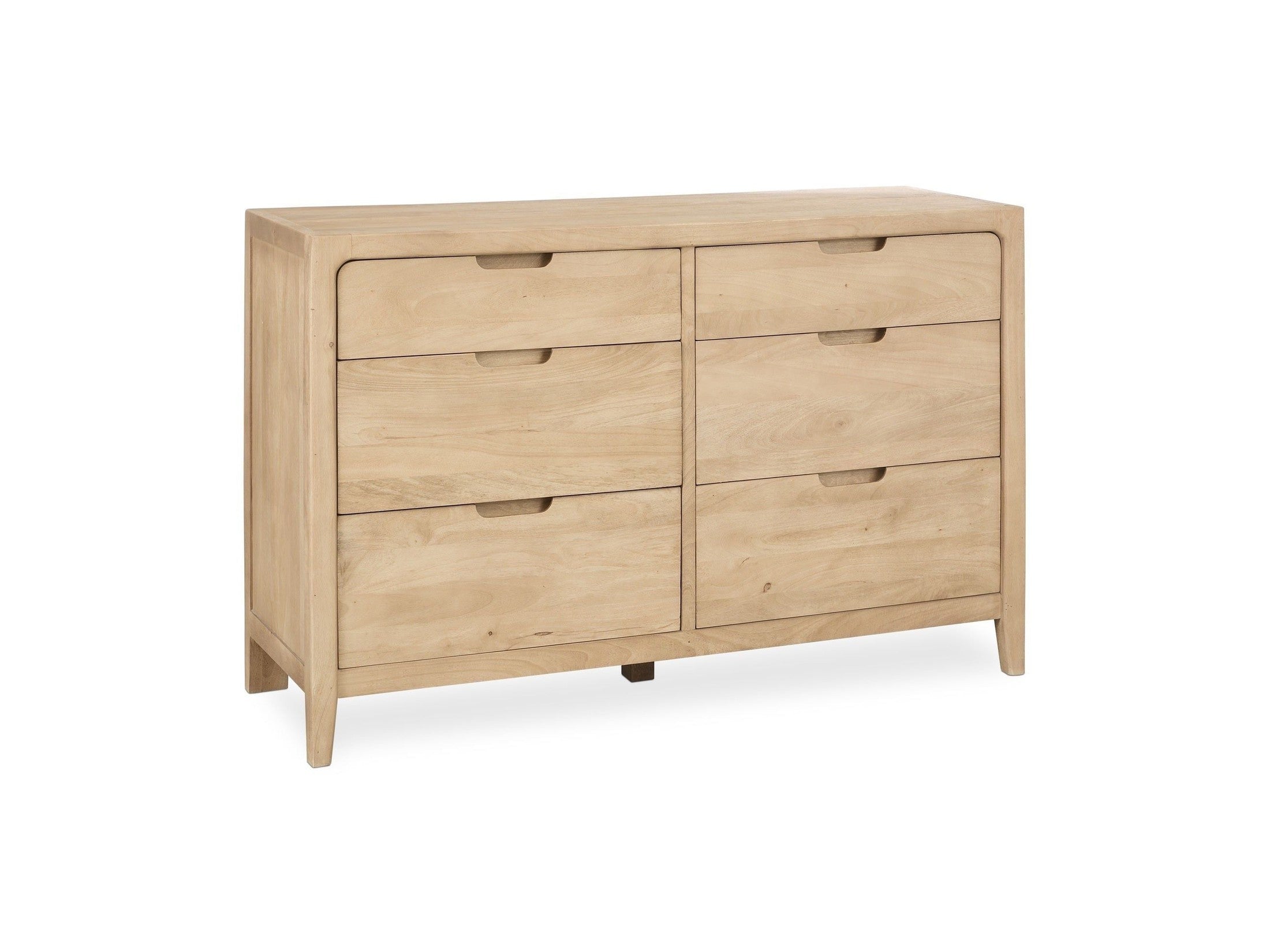 Laguna - 6 Drawer Dresser - Natural Maple