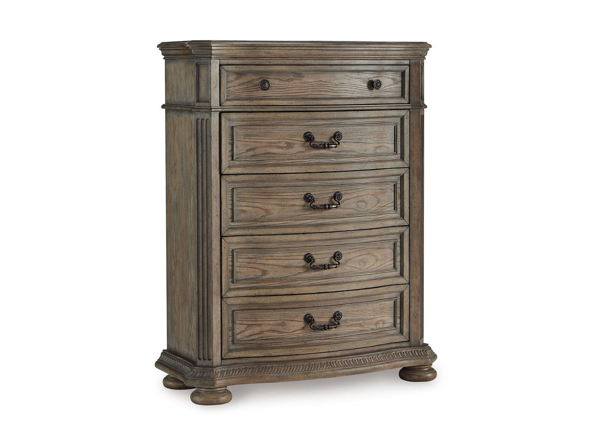 Ardenfield - Five Drawer Chest - Light Brown