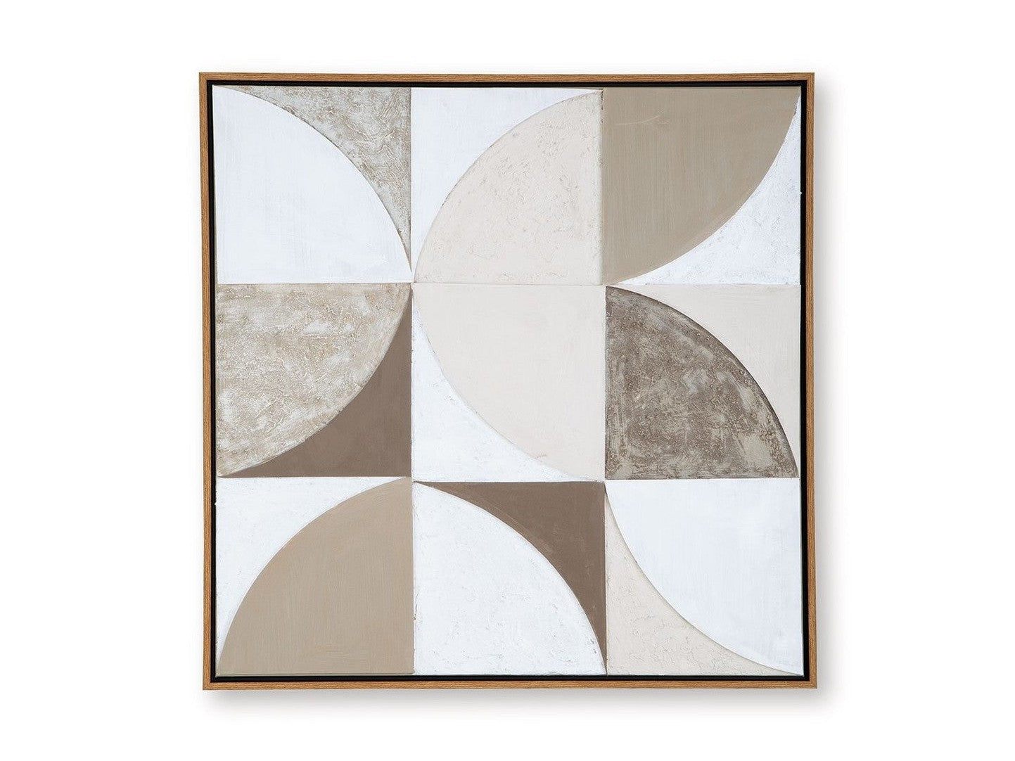 Harelman - Wall Art - Tan / Taupe / White